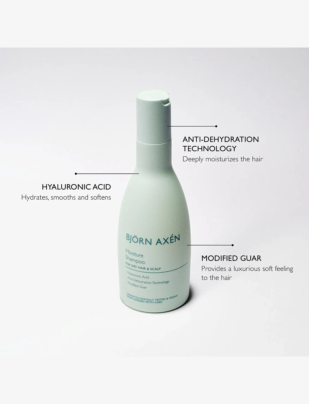 Björn Axén - Moisture Shampoo - laveste priser - no colour - 1