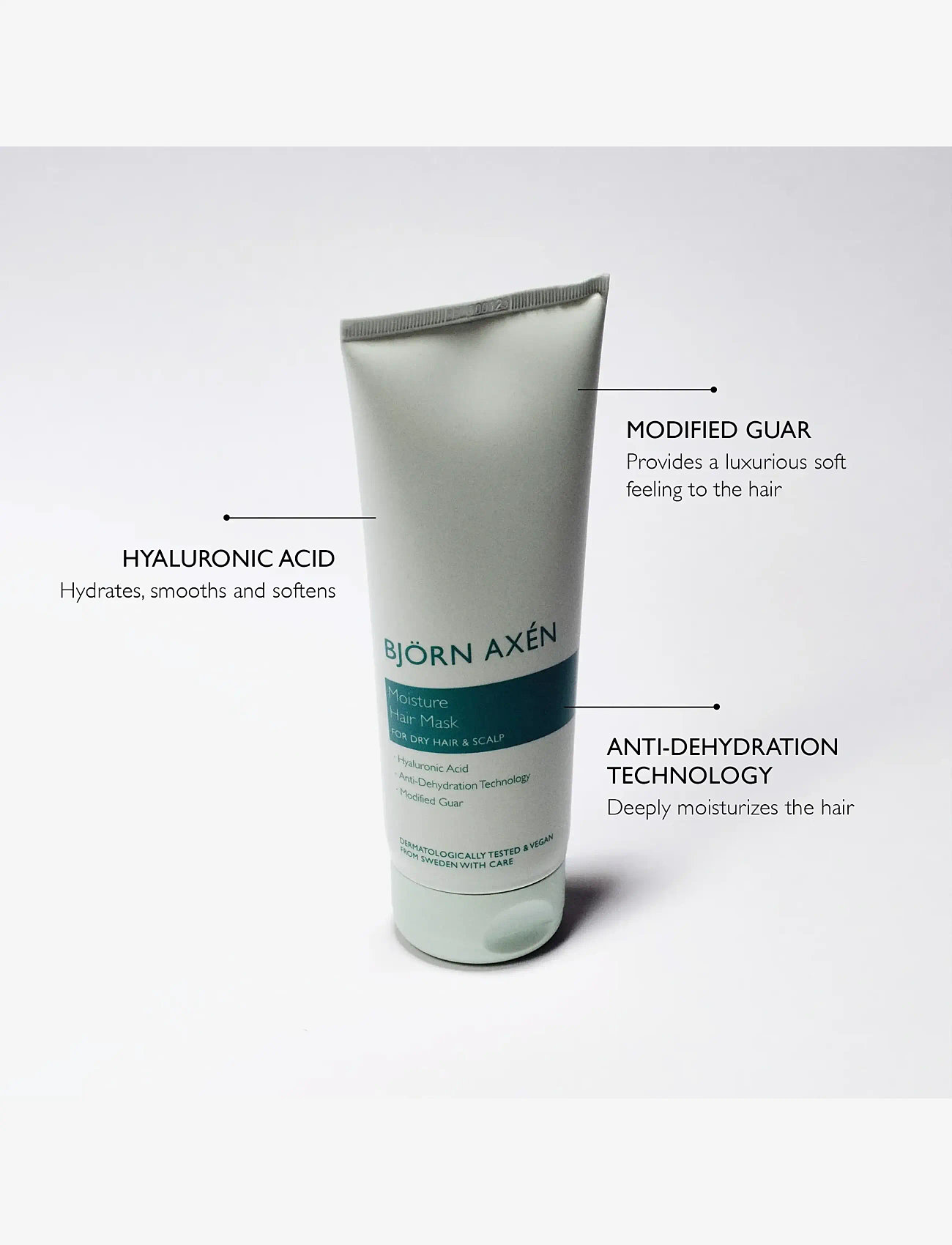 Björn Axén - Moisture Hair Mask - hårmasker - no colour - 1