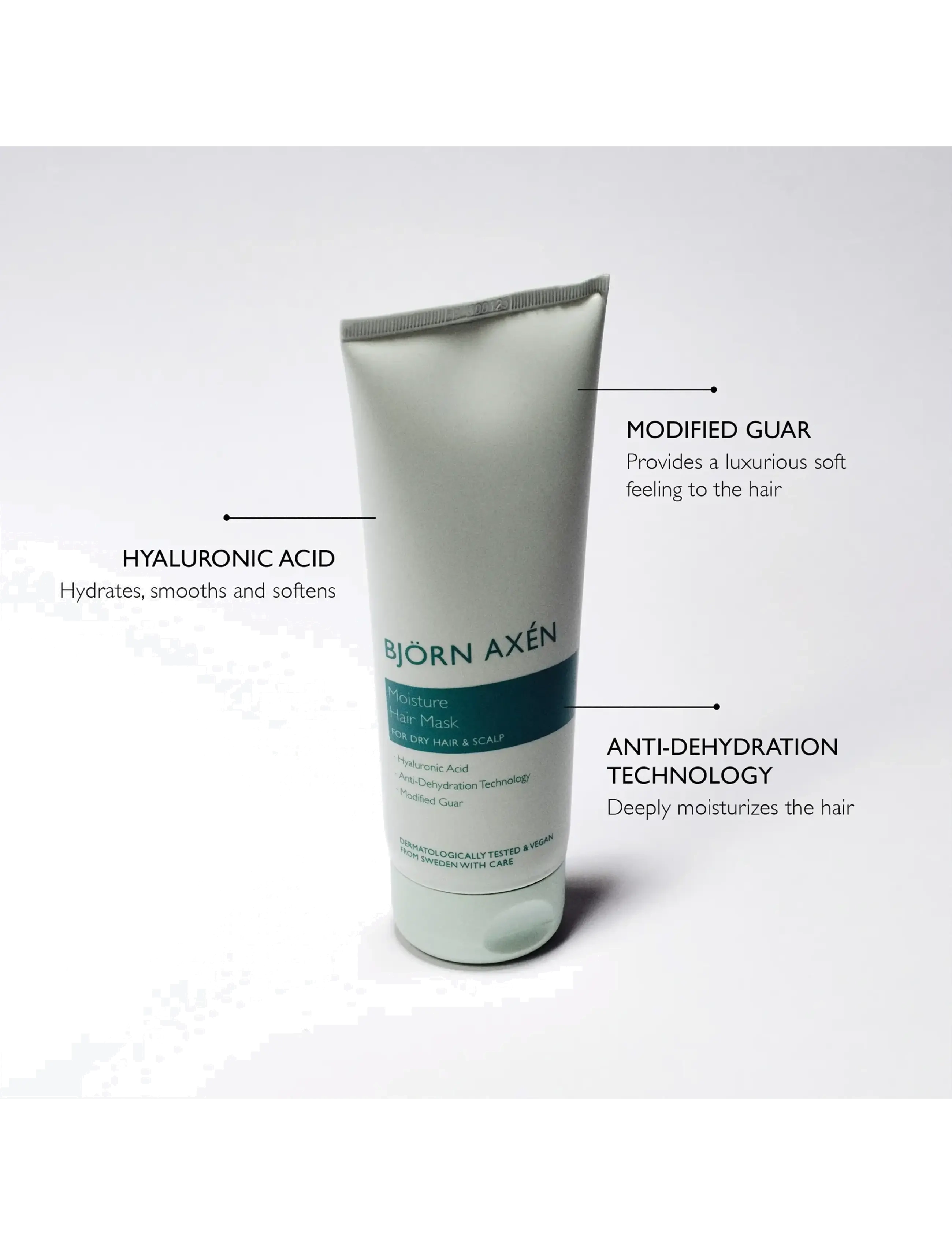 Björn Axén - Moisture Hair Mask - hårmasker - no colour - 1