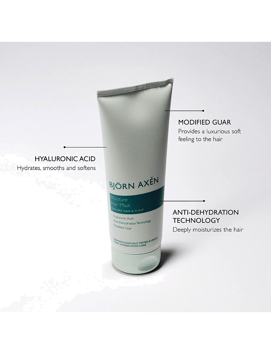 Björn Axén - Moisture Hair Mask - hårmasker - no colour - 1