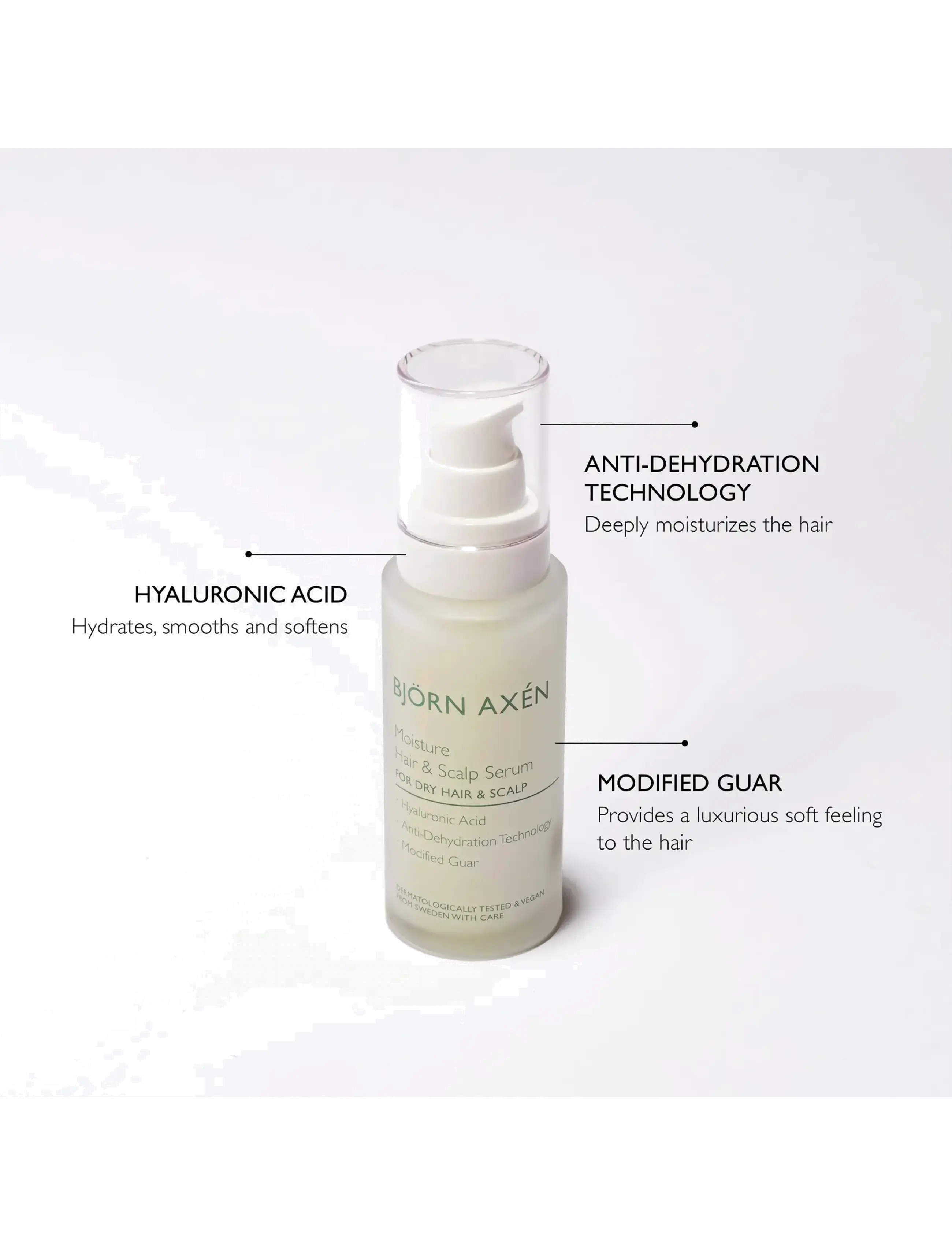 Björn Axén - Moisture Hair & Scalp Serum - hár - no colour - 1
