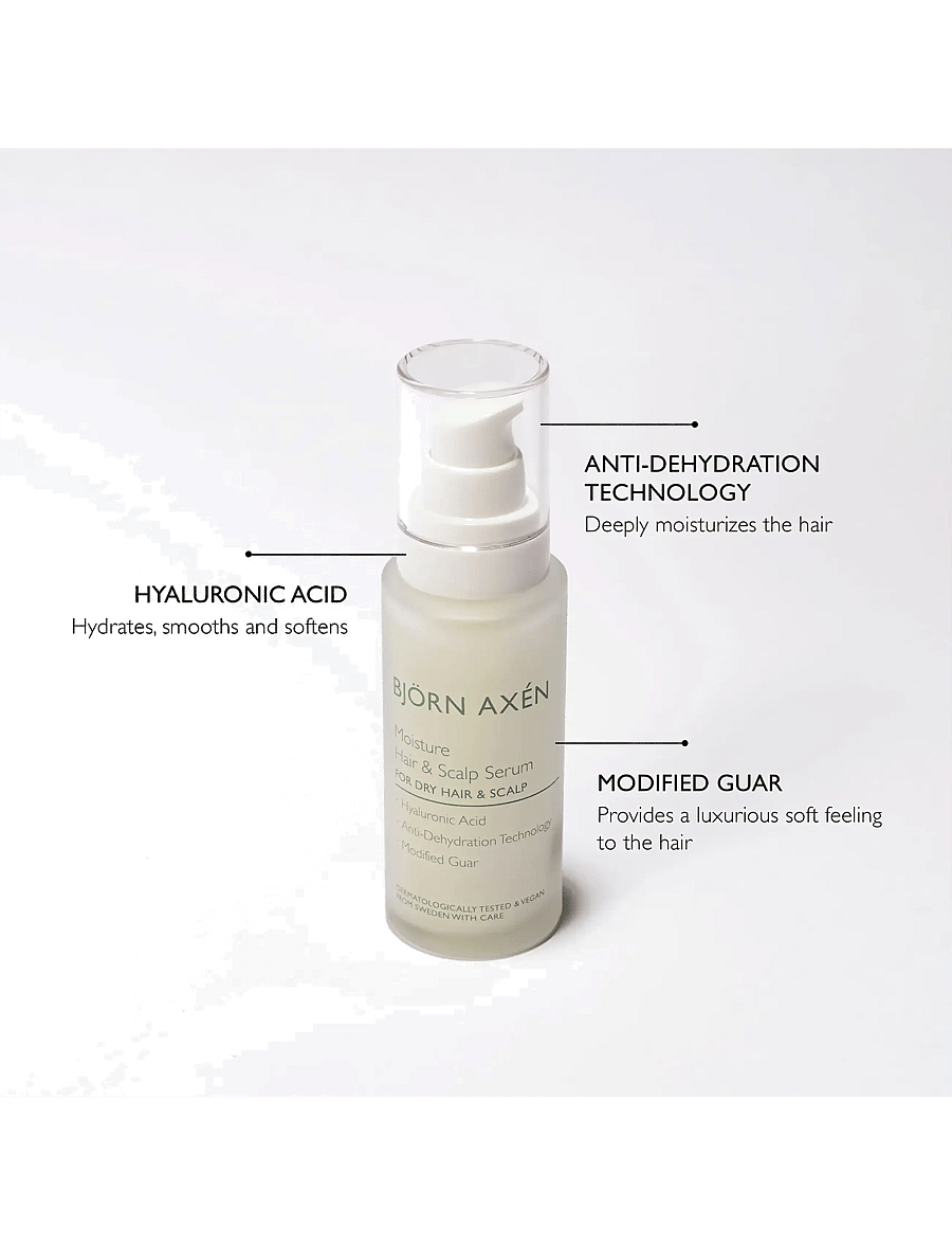 Björn Axén - Moisture Hair & Scalp Serum - hår - no colour - 1