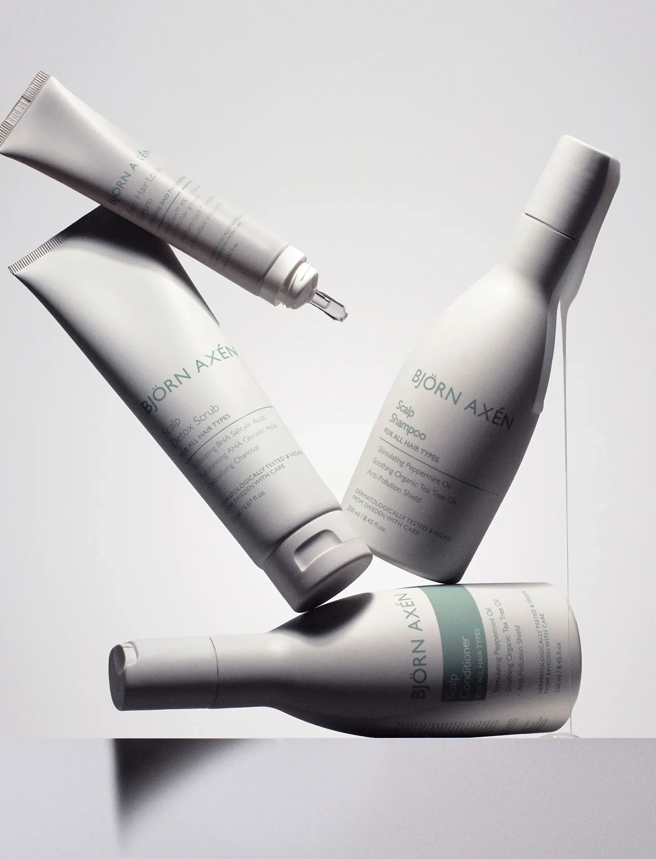 Björn Axén - Scalp Shampoo 250 ml - sjampó - grey - 4