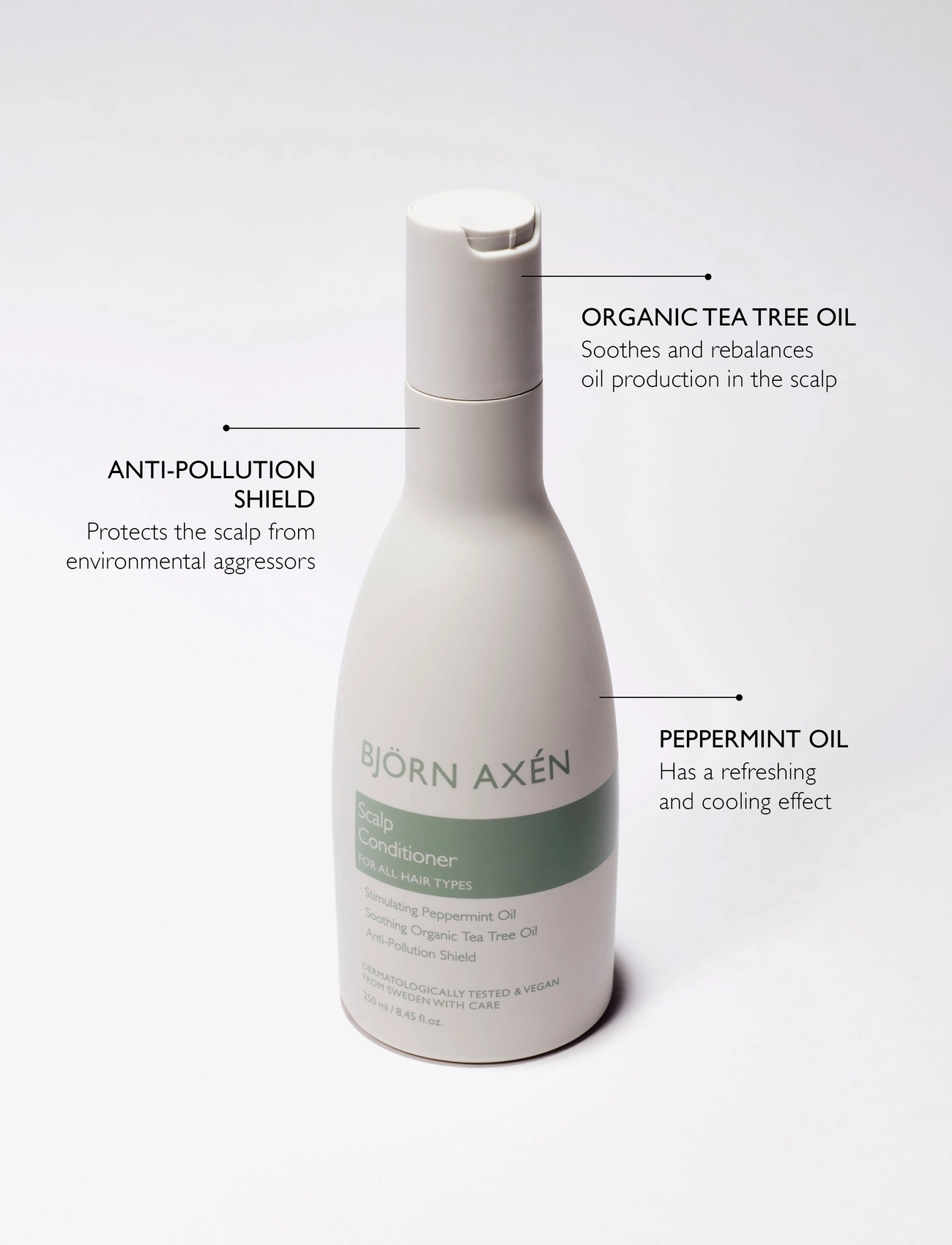 Björn Axén - Scalp Conditioner 250 ml - hárnæring - grey - 1