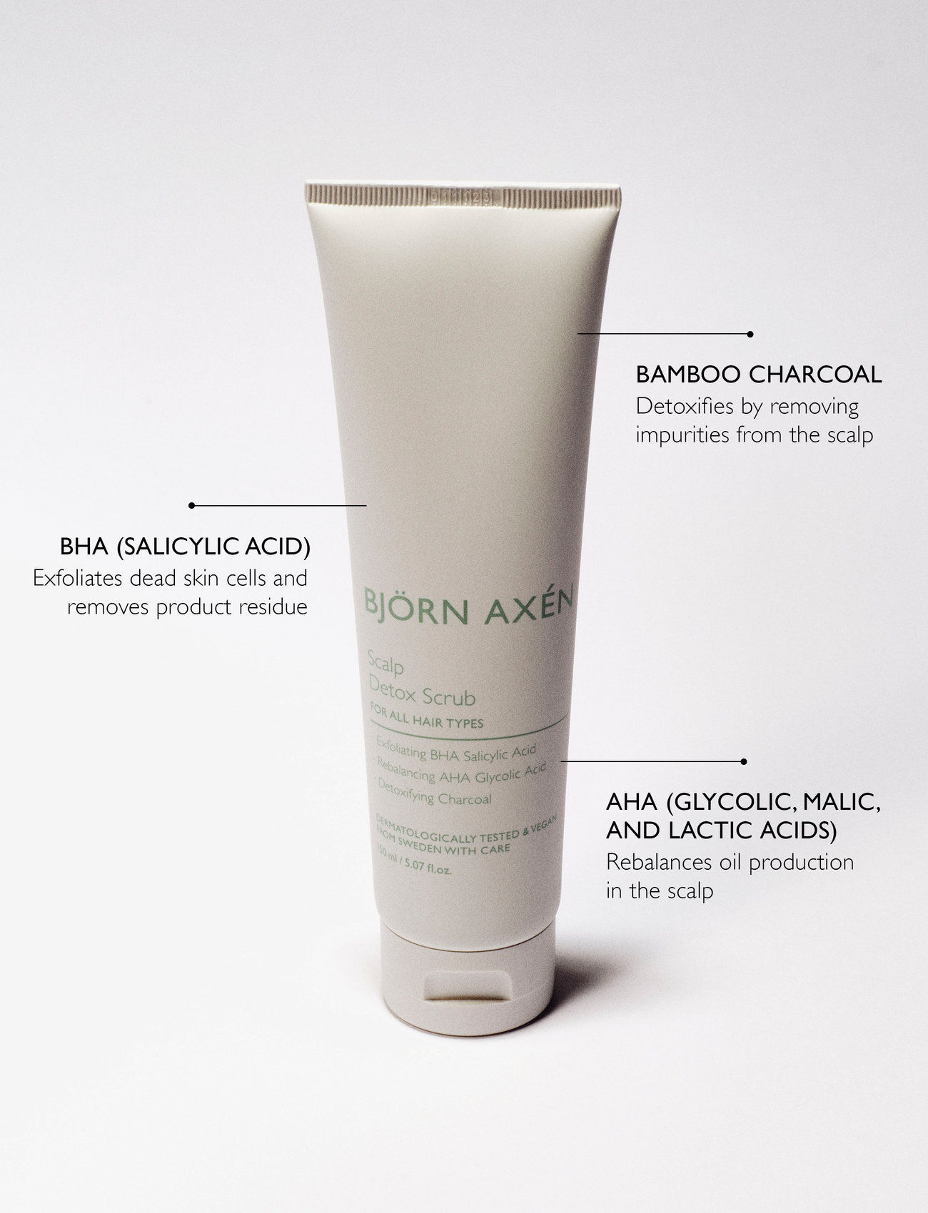 Björn Axén - Scalp Detox Scrub - hårkur - no colour - 1