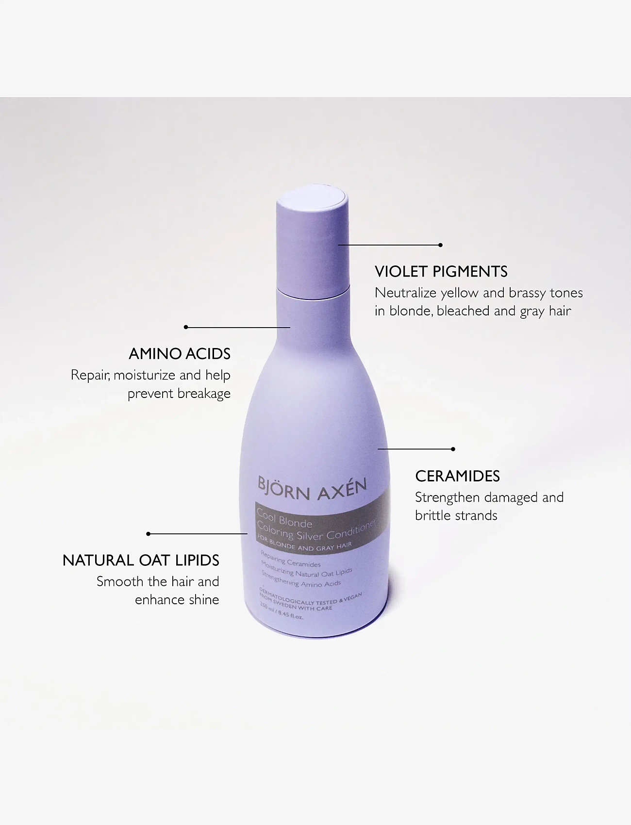 Björn Axén - Cool Blonde Coloring Silver Conditioner - silver-balsam - no colour - 1