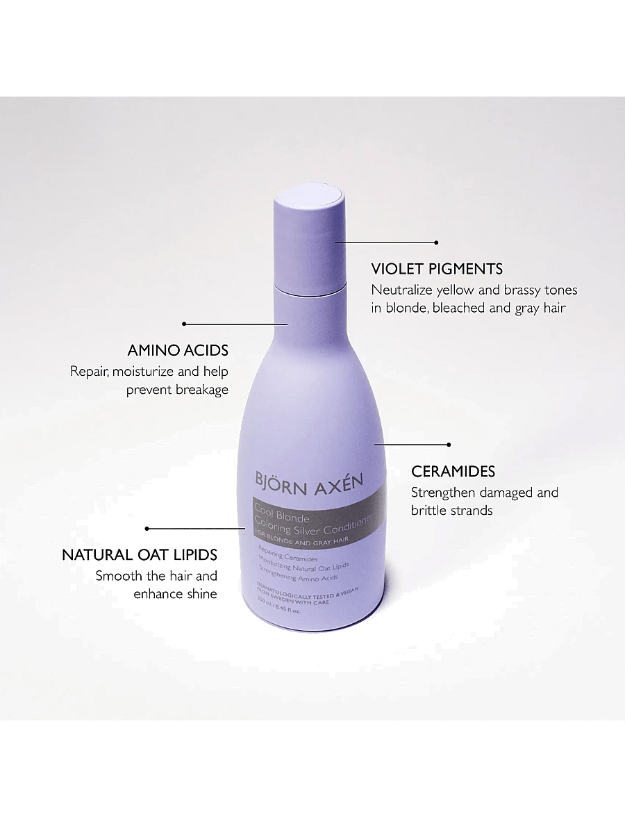 Björn Axén - Cool Blonde Coloring Silver Conditioner - silverbalsam - no colour - 1