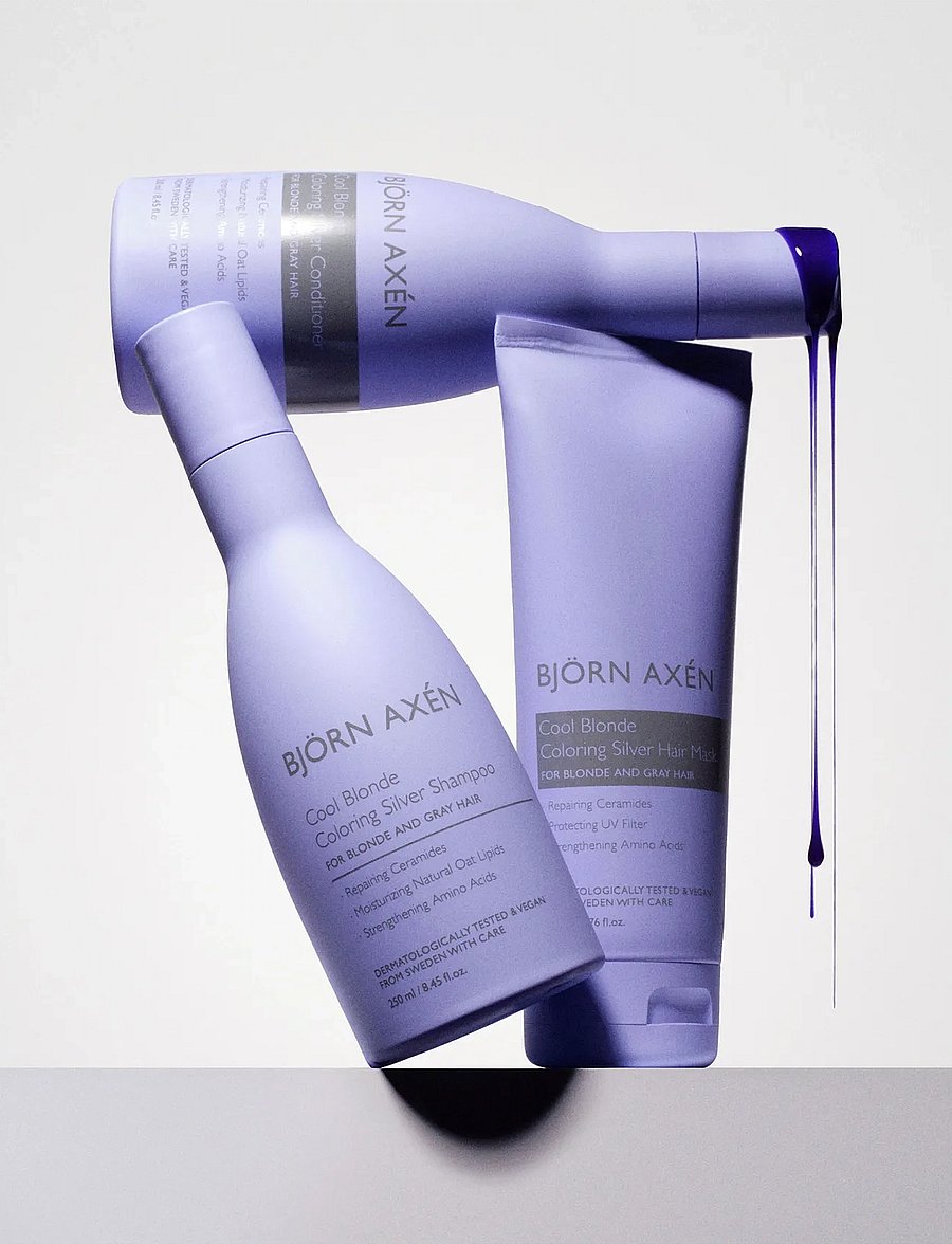 Björn Axén - Cool Blonde Coloring Silver Hair Mask - silver-balsam - no colour - 4