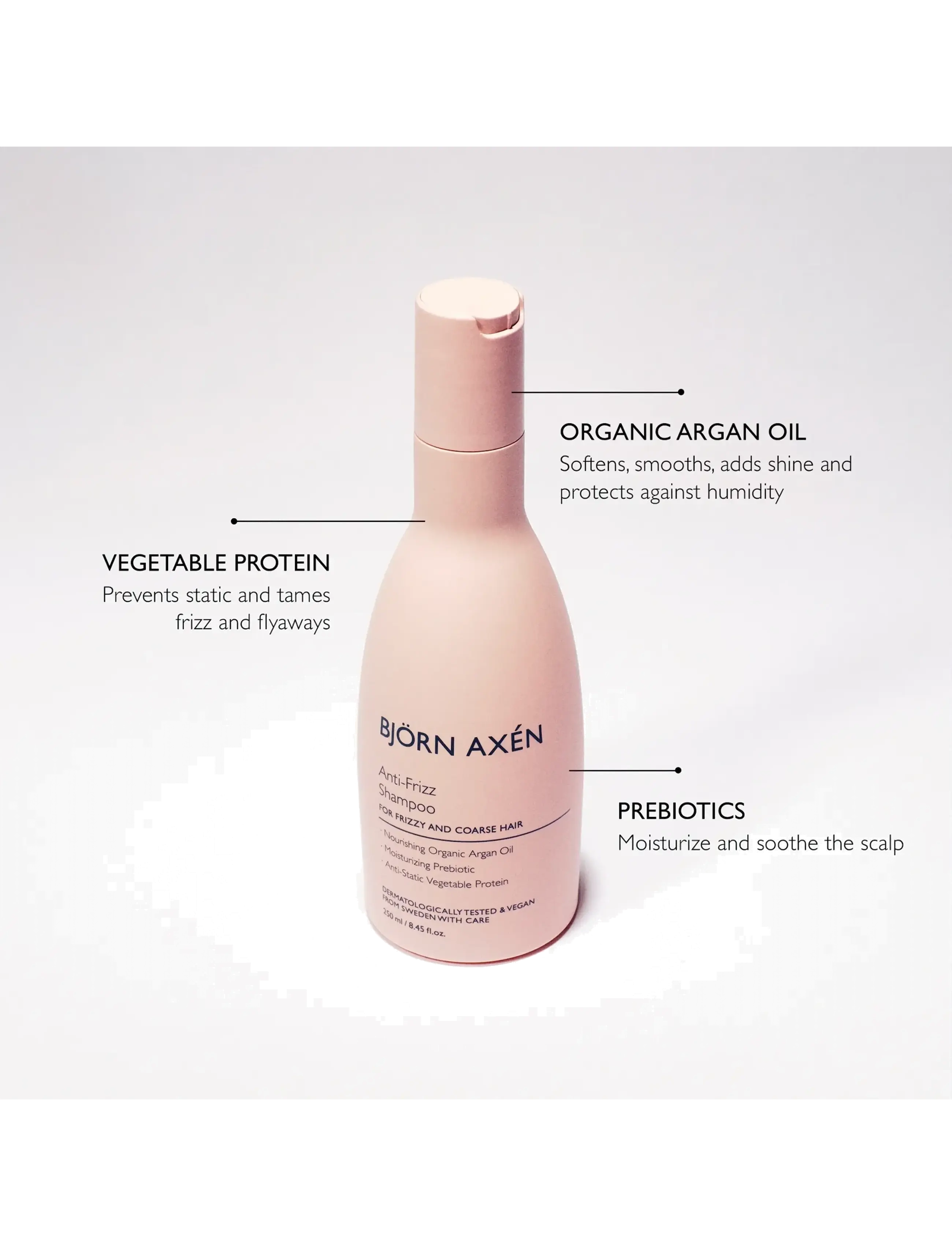 Björn Axén - Anti-Frizz Shampoo - shampoo - no colour - 1