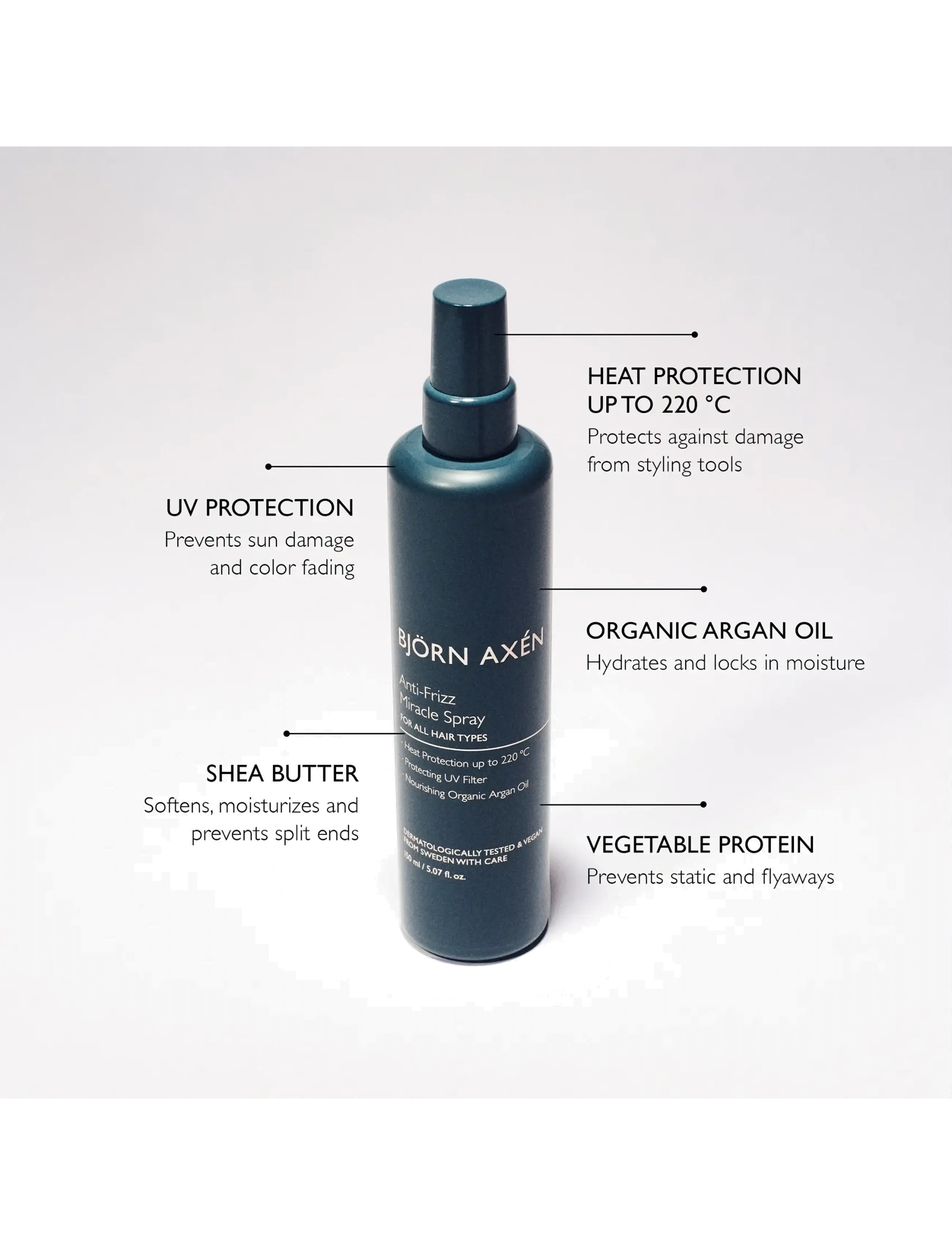 Björn Axén - Anti-Frizz Miracle Spray - hair mist - no colour - 1