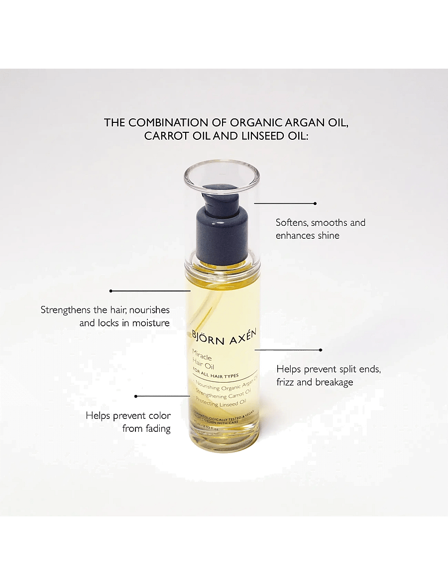 Björn Axén - Miracle Hair Oil - hiusöljyt - no colour - 1