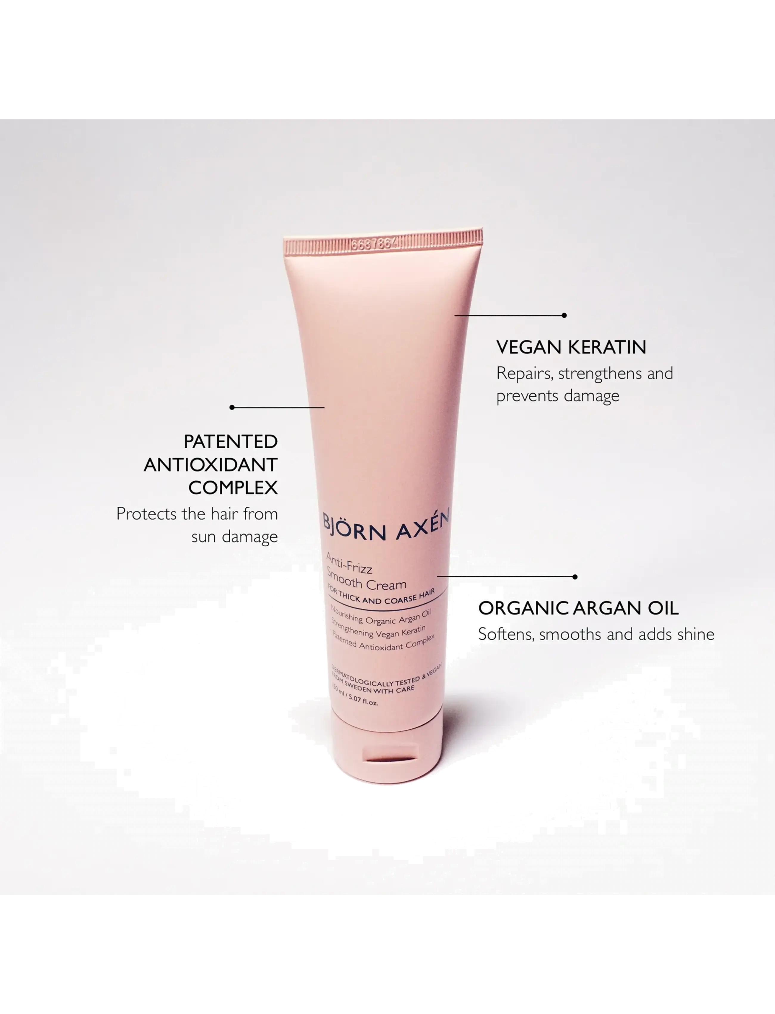 Björn Axén - Anti-Frizz Smooth Cream - stylingcremer - no colour - 1