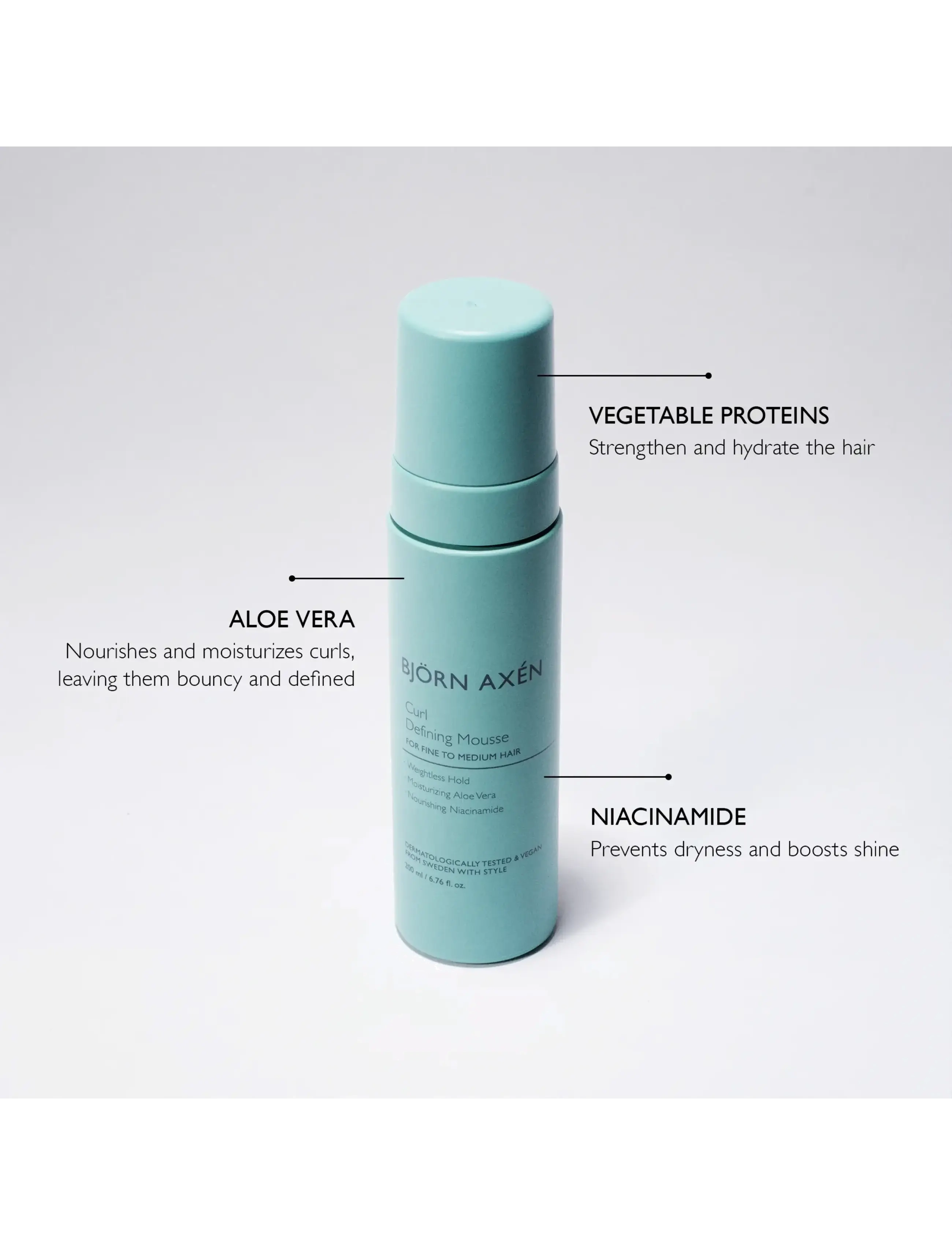 Björn Axén - Curl Defining Mousse - sommarens hårprodukter - no colour - 1