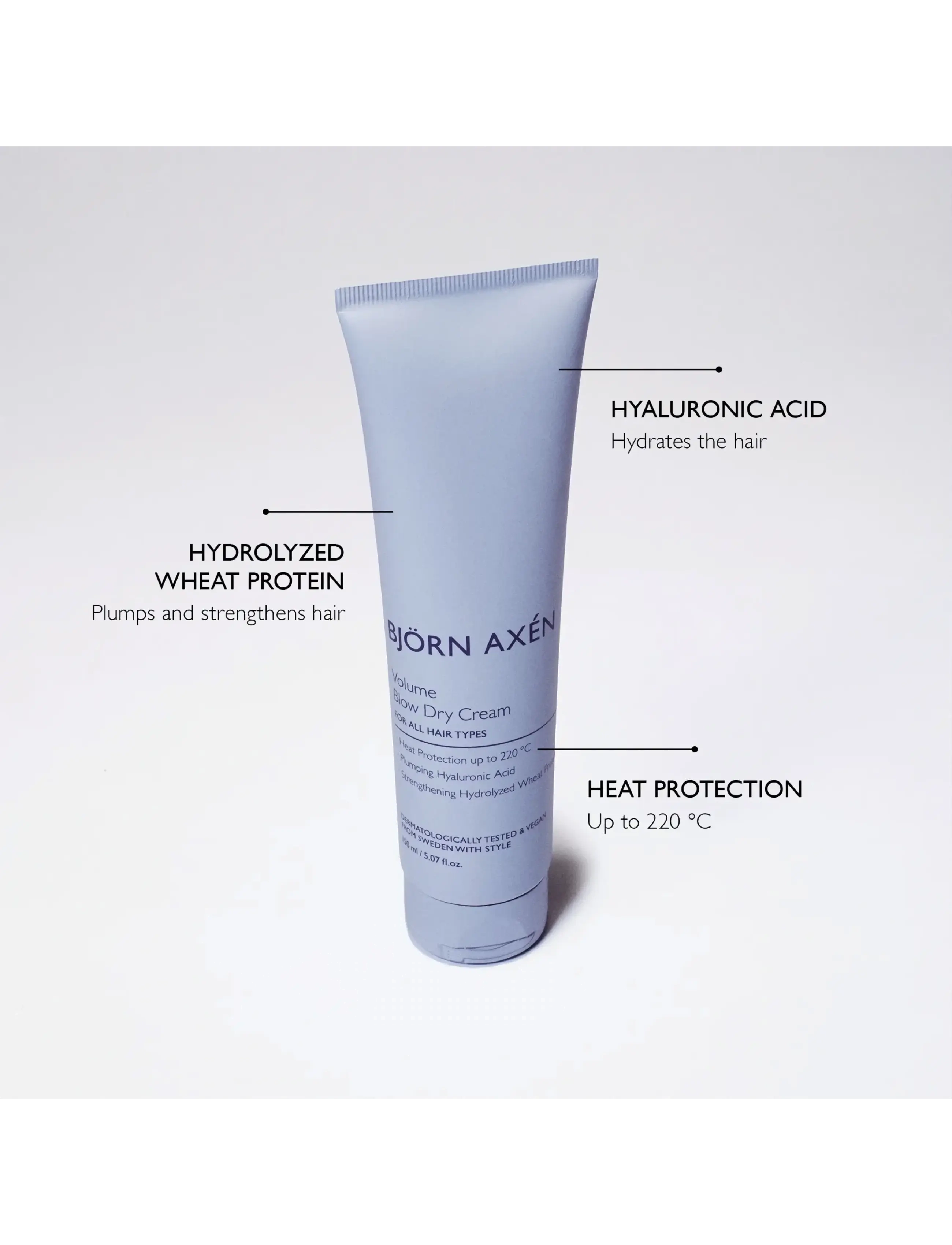 Björn Axén - Volume Blow Dry Cream 150 ml - mótunarkrem - no colour - 1
