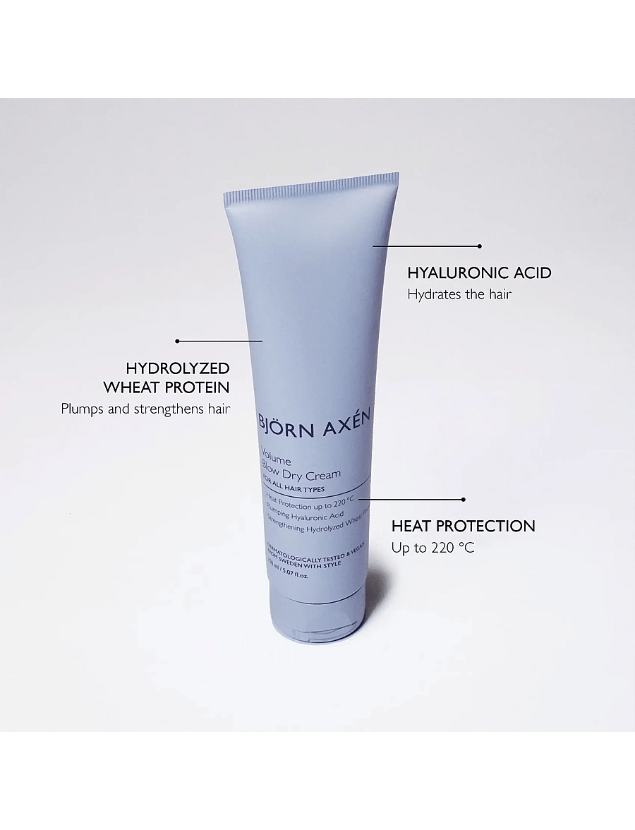 Björn Axén - Volume Blow Dry Cream 150 ml - stylingcremer - no colour - 1