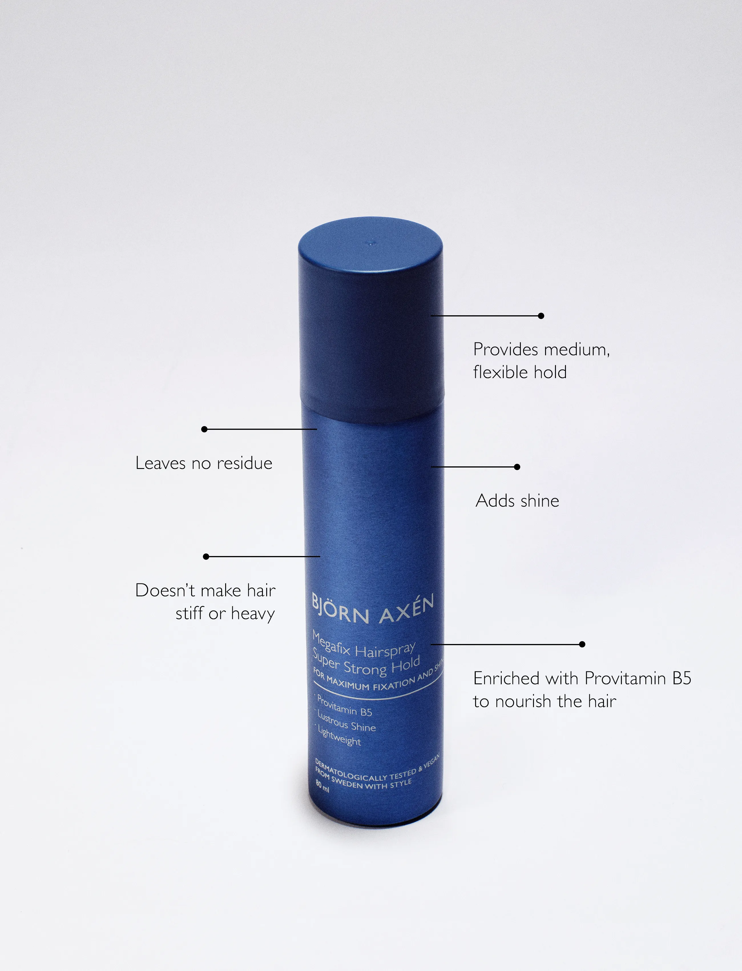 Björn Axén - Megafix Hairspray Super Strong Hold - hårspray - no colour - 0