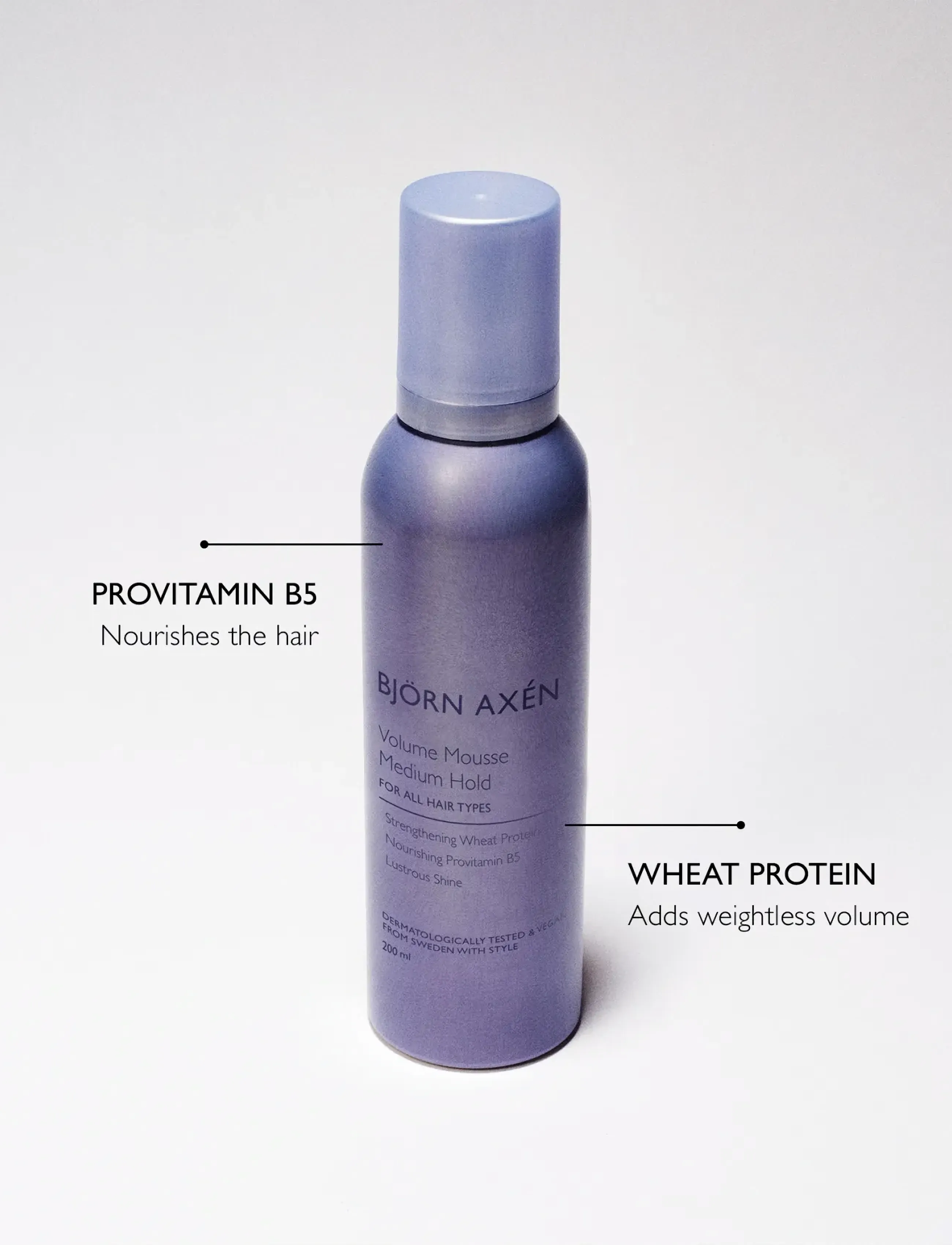 Björn Axén Volume Mousse 200 ml, 200 ml, Nude, Styling > Hårmousse-Skum, Dame