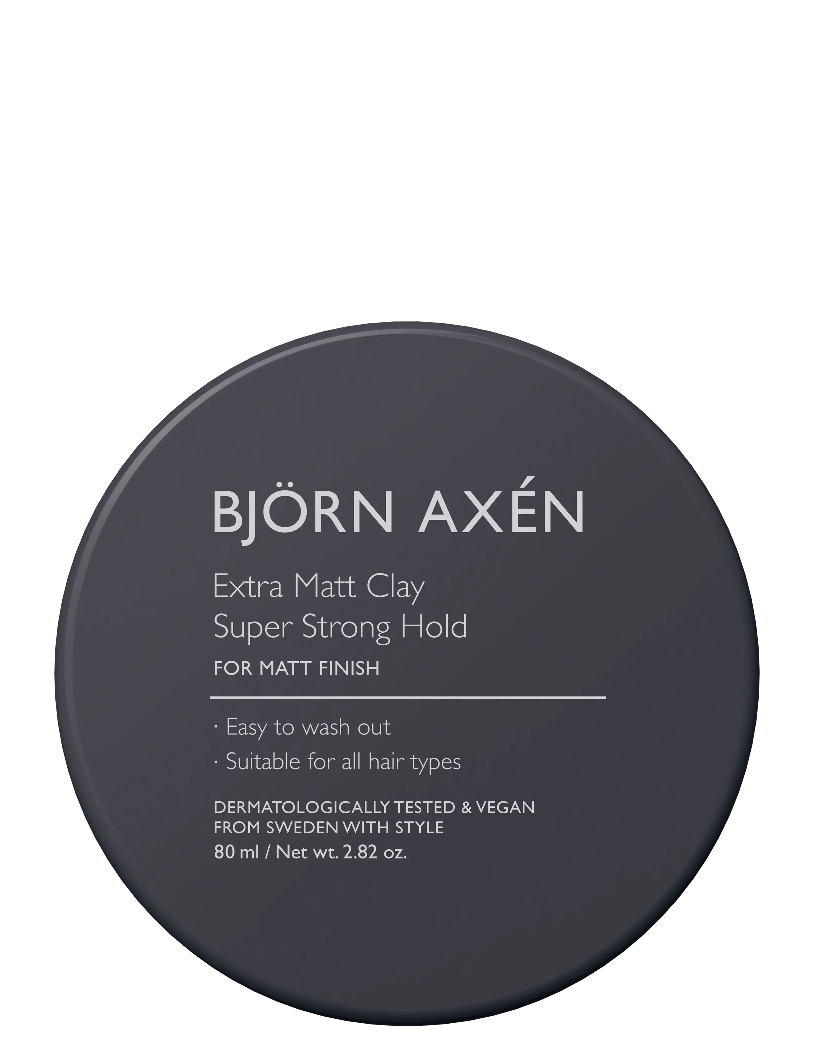 Björn Axén Extra Matt Clay Super Strong Hold 80 ml - Beauty för Män - NO COLOUR / undefined