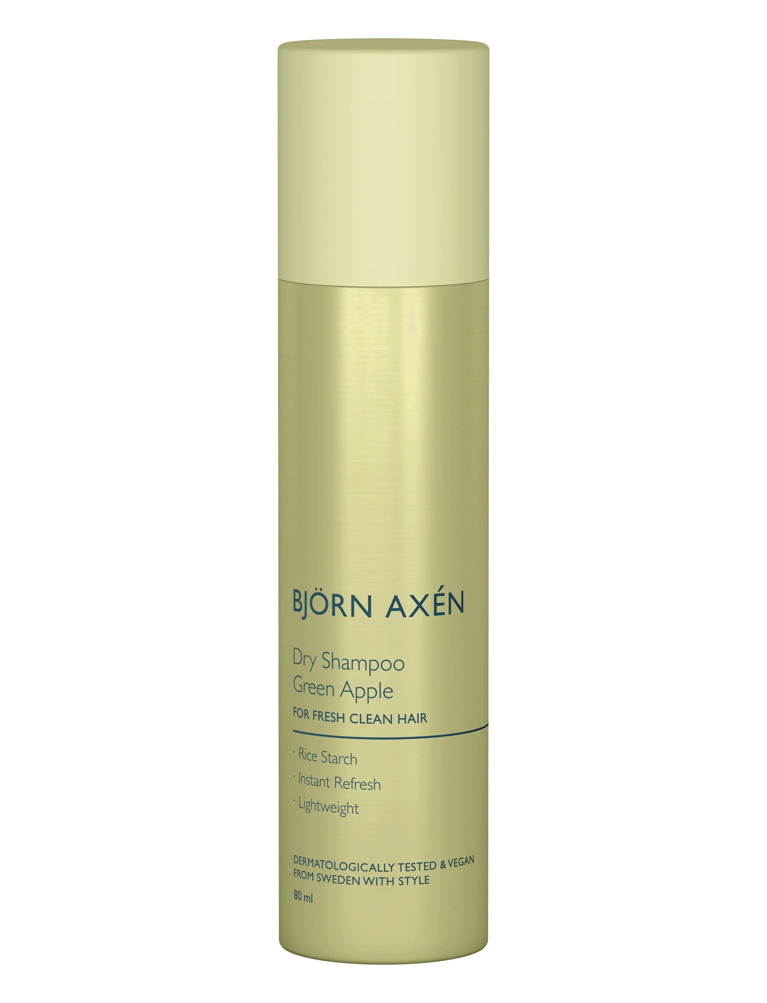 Björn Axén Dry Shampoo Green Apple Travel Size, Tørshampoo, Nude, Str: 80 ML
