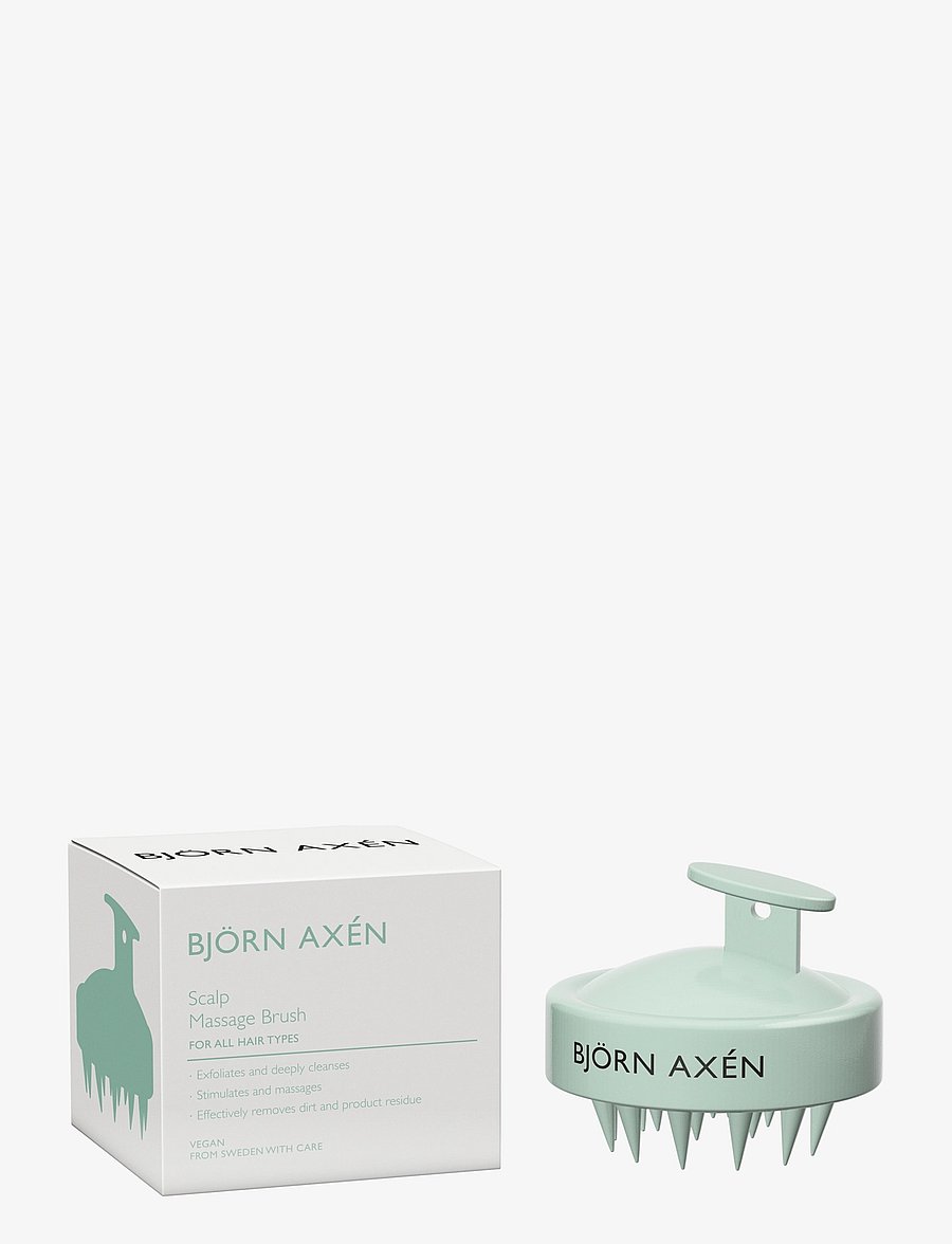 Björn Axén - Scalp Massage brush - scalp treatment - green - 2