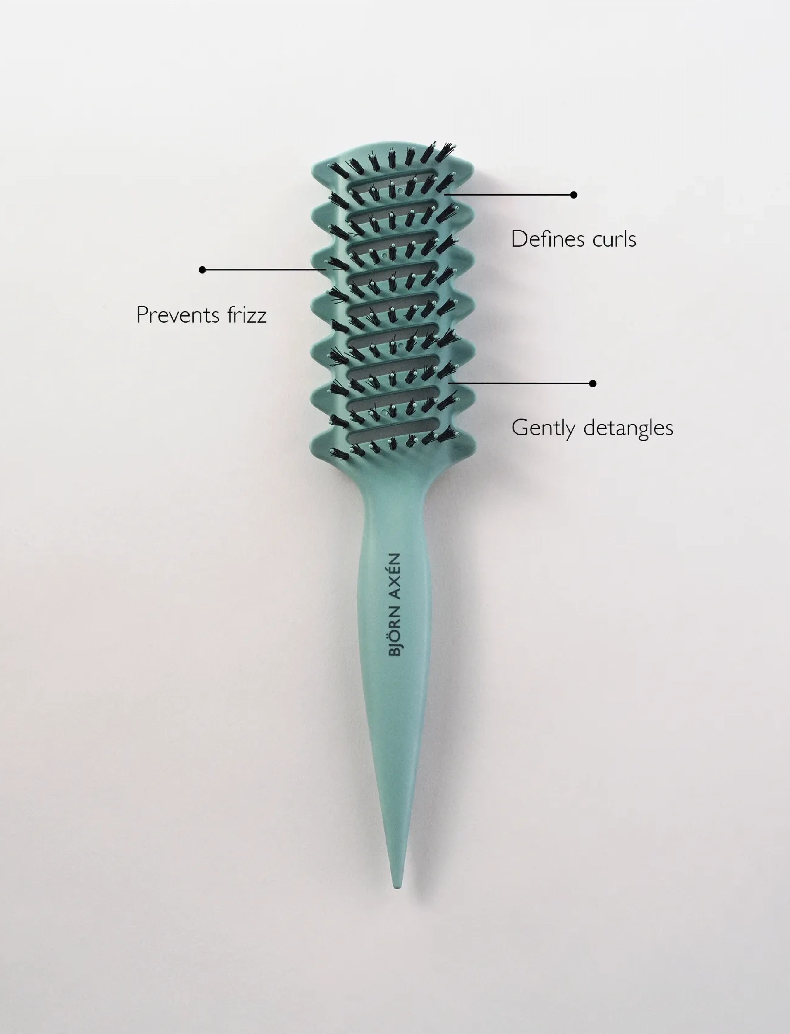 Björn Axén Curl Brush, One Size, Blue, Hårbørster Og Kamme > Stylingbørste, Dame