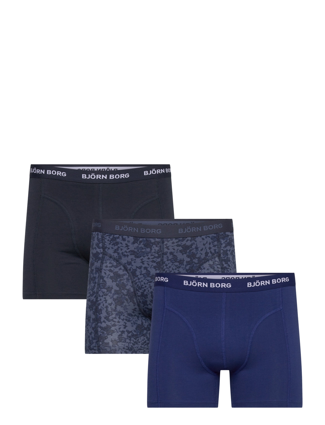 Björn Borg Cotton Stretch Boxer 3P - Navy - XS