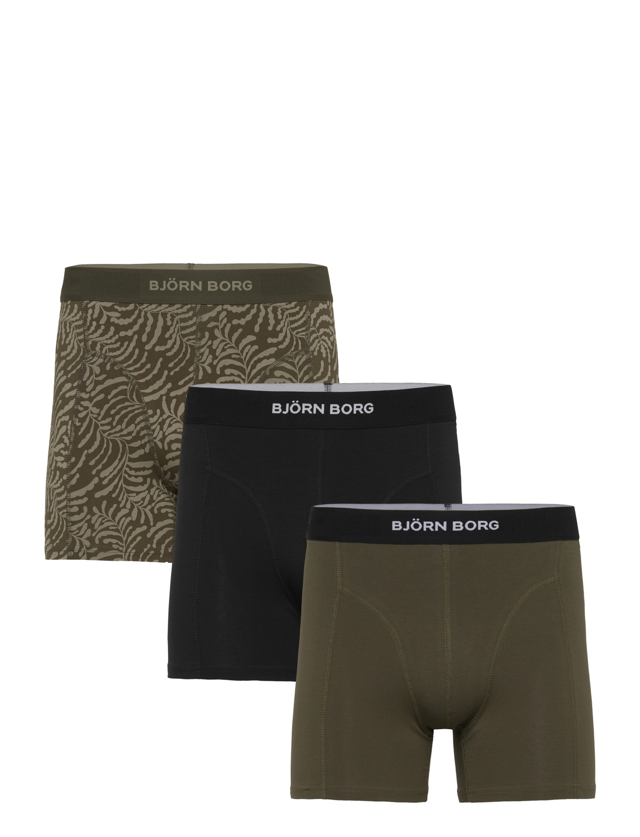 Björn Borg Organic Cotton Stretch Boxer 3P - Black - S