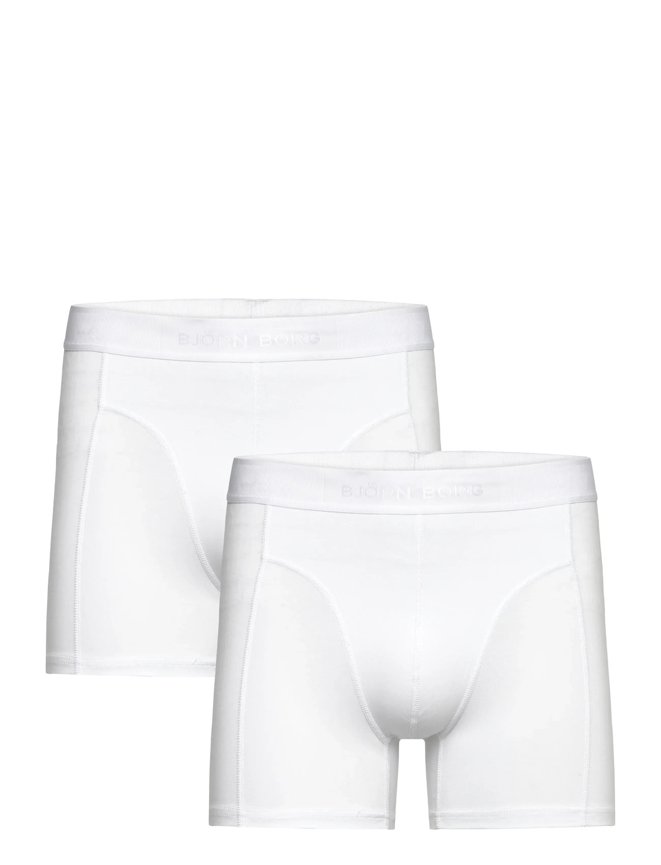 Björn Borg Organic Cotton Stretch Boxer 2P - White - L