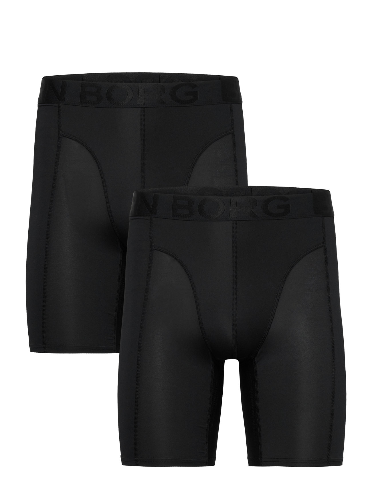 Björn Borg Sports Lightweight Long Leg Boxer 2P - Black - S