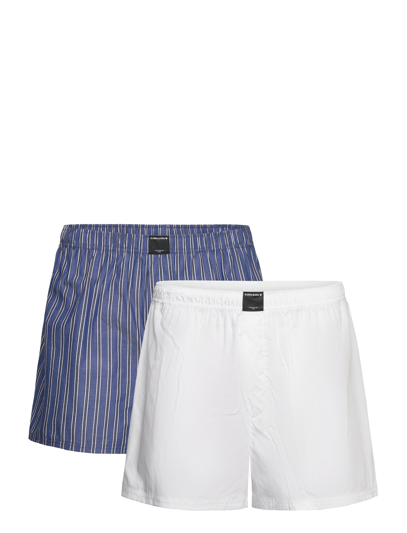 Björn Borg Cotton Stretch Woven Boxer Shorts 2P - Multi/patterned - M