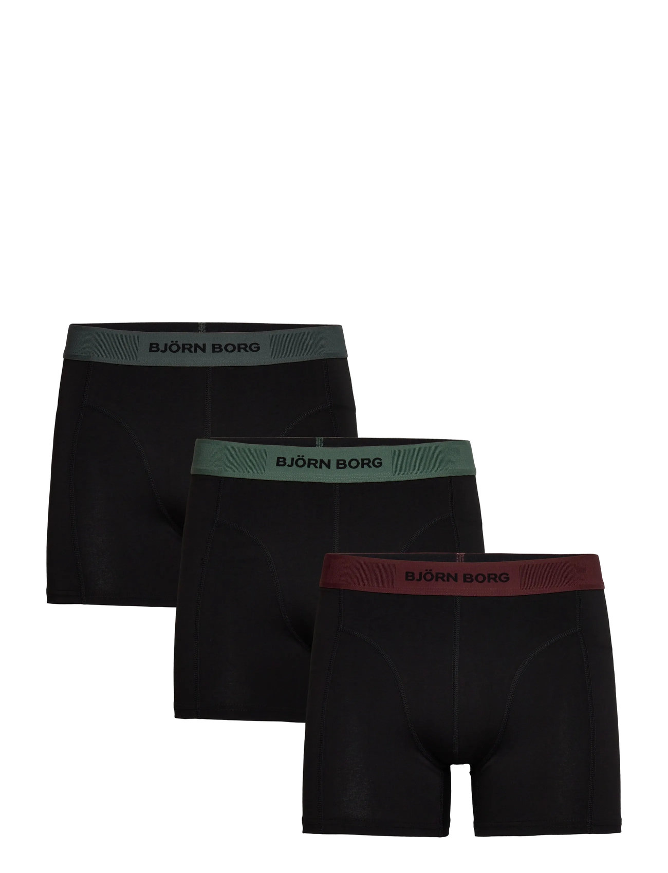 Björn Borg Organic Cotton Stretch Boxer 3P - Black - L
