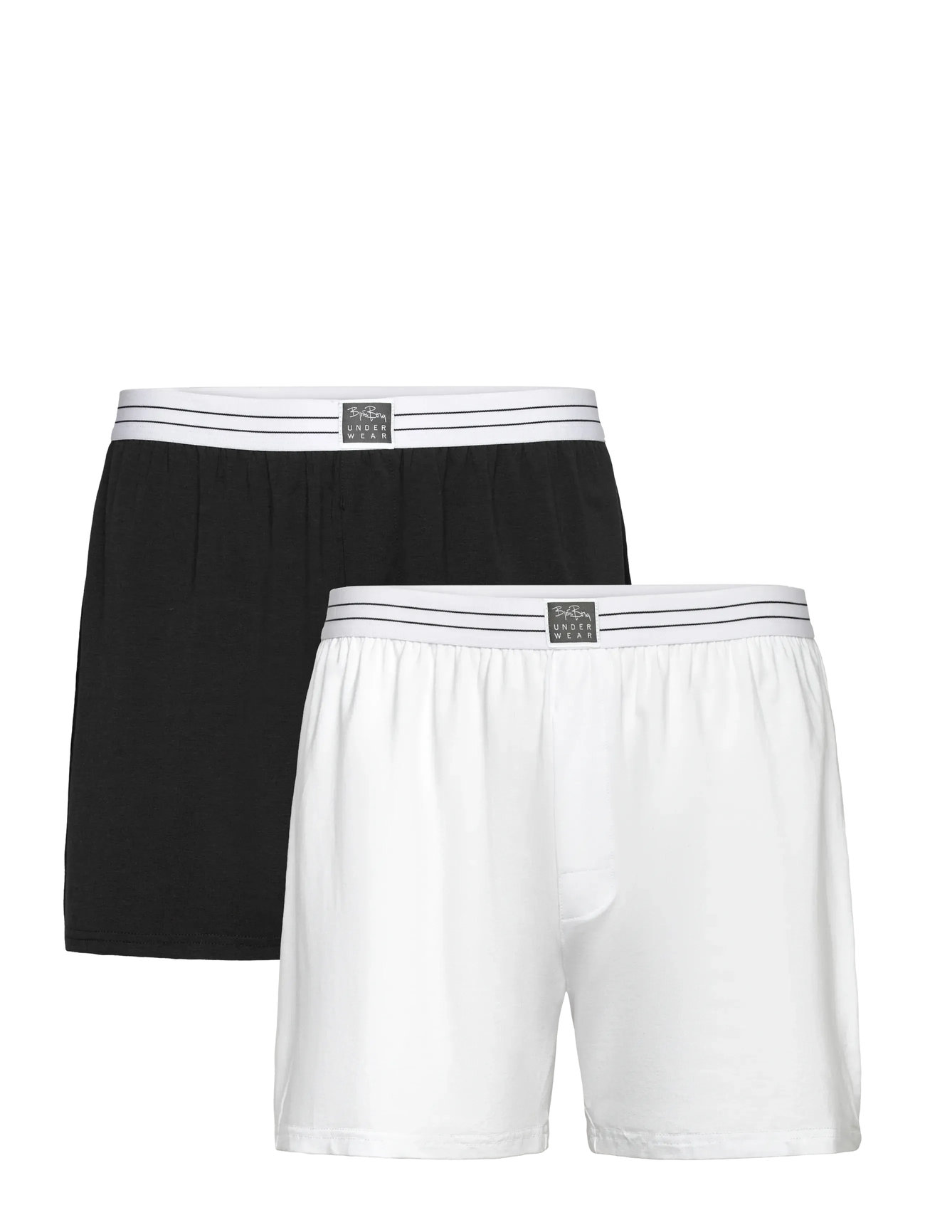 Björn Borg Viscose Cotton Blend Jersey Boxer Shorts 2P - Multi/patterned - S