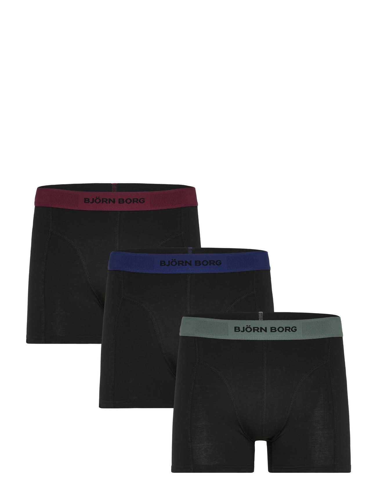 Björn Borg Organic Cotton Stretch Boxer 3P - Black - S