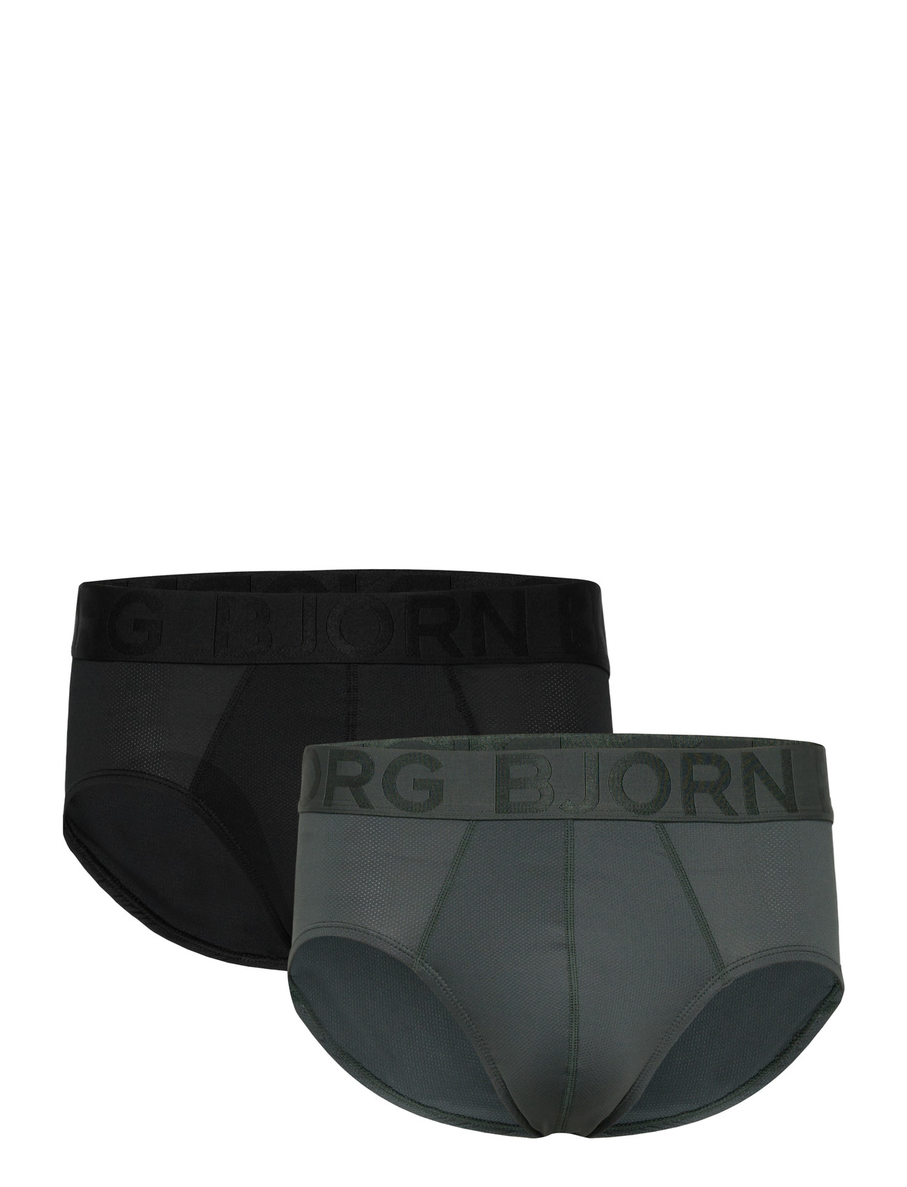 Björn Borg Sports Mesh Brief 2P - Khaki green - M
