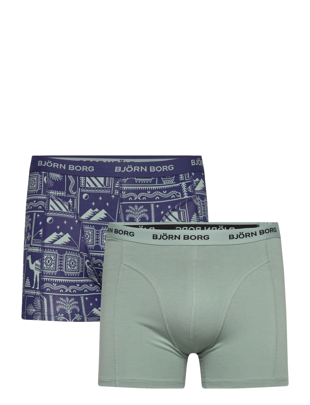 Björn Borg Cotton Stretch Boxer 2P - Blue - S