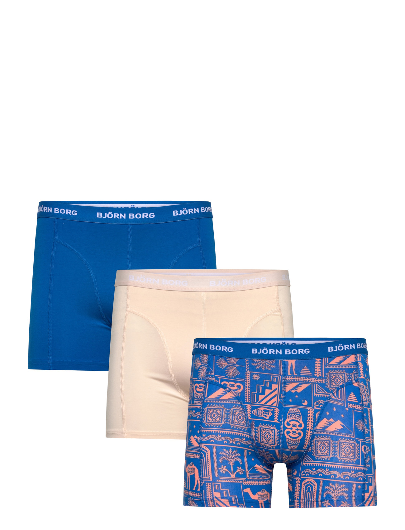Björn Borg Cotton Stretch Boxer 3P - Blue - S 1