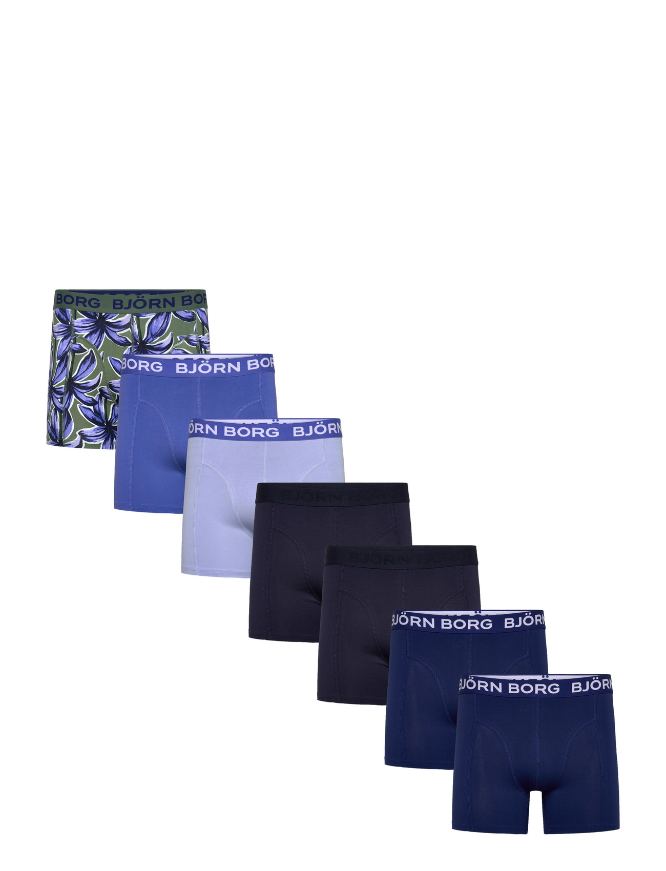 Björn Borg Cotton Stretch Boxer 7P - Blue - L