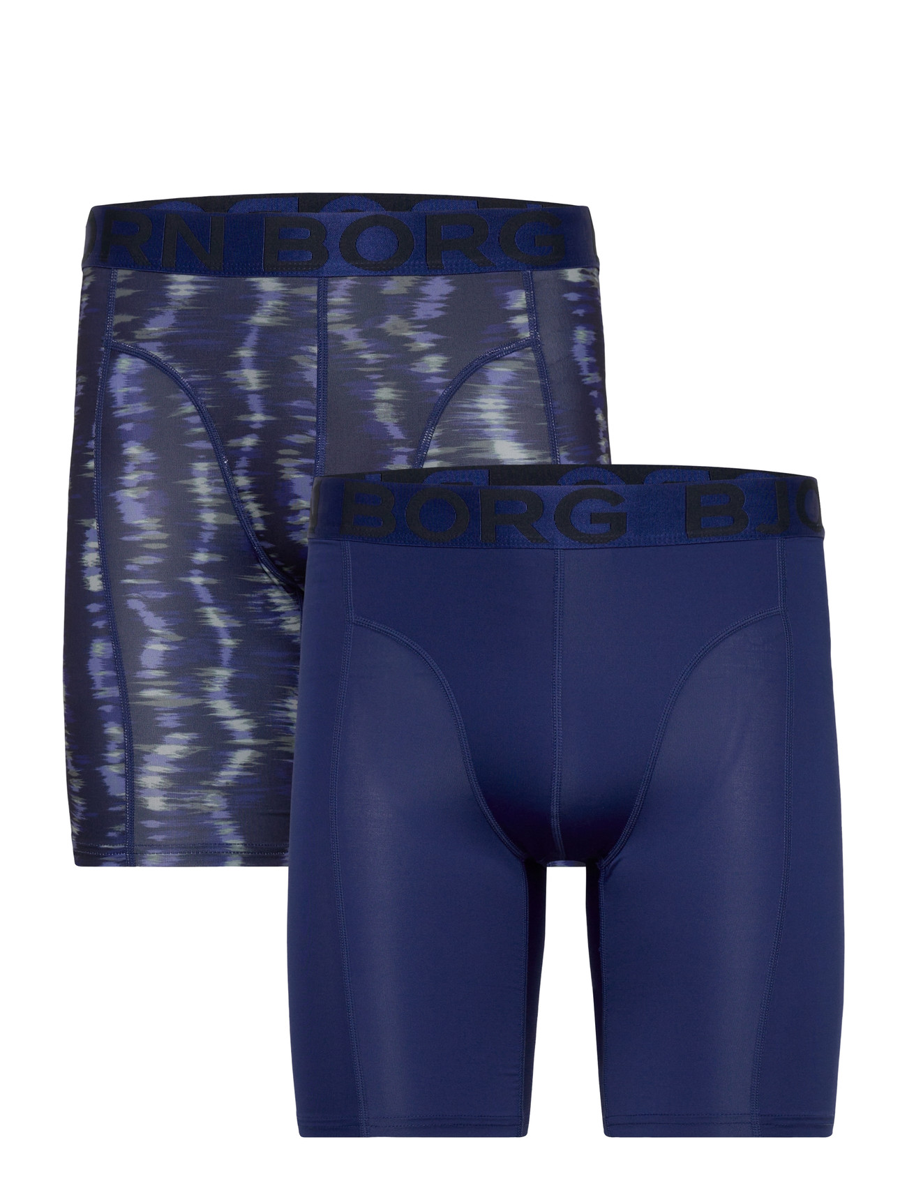 Björn Borg Sports Lightweight Long Leg Boxer 2P - Navy - S