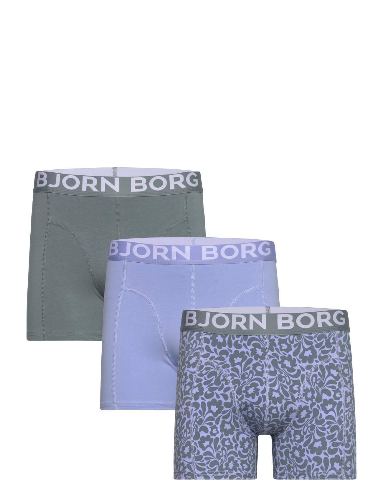 Björn Borg Organic Cotton Stretch Boxer 3P - Multi/patterned - S