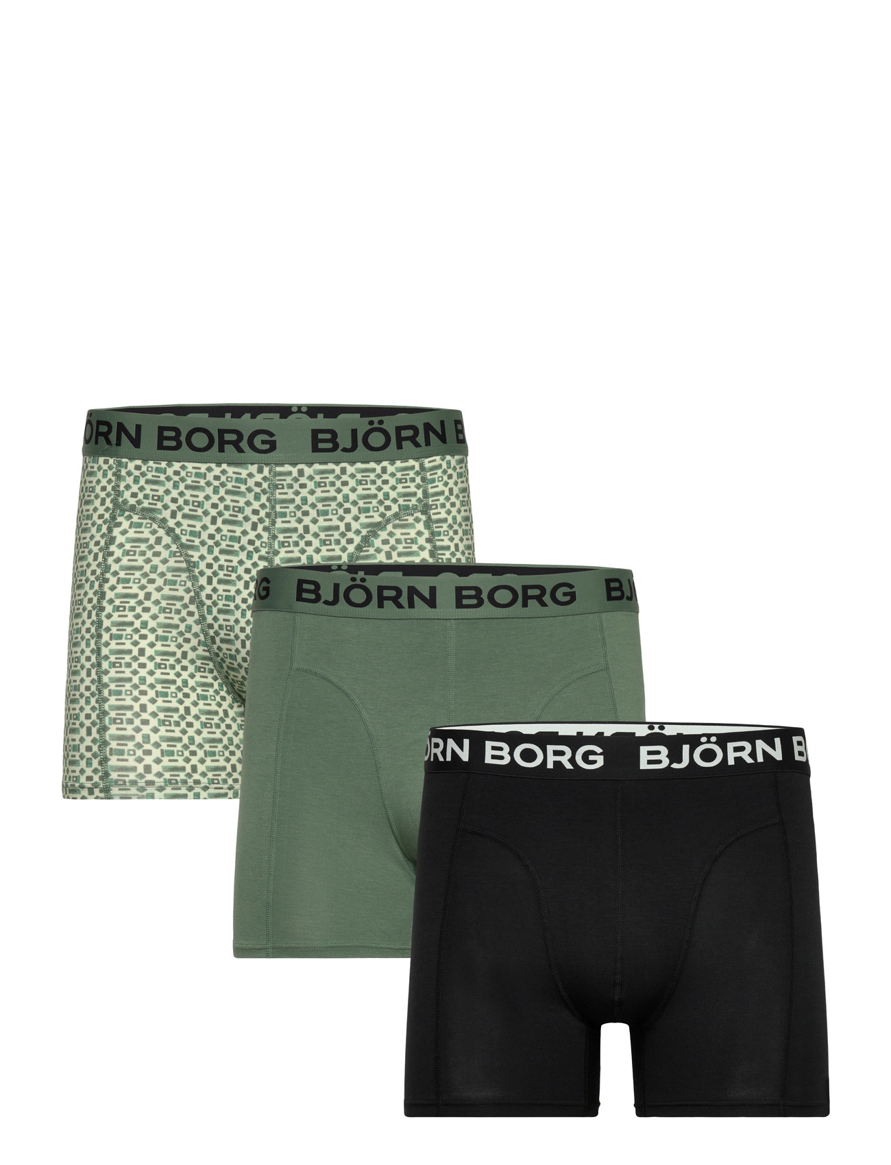 Björn Borg Bamboo Cotton Blend Boxer 3P - Multi/patterned - S
