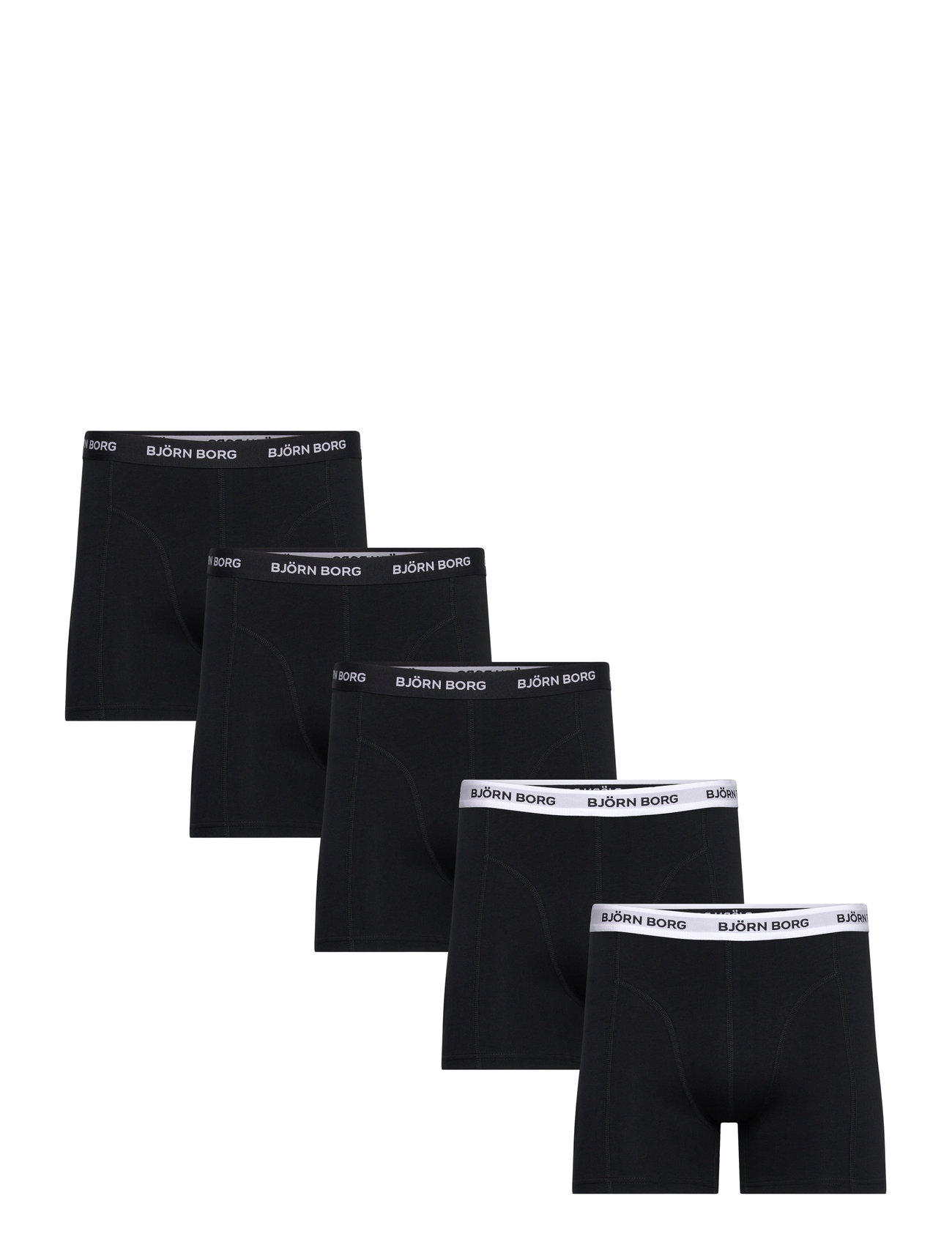 Björn Borg Cotton Stretch Boxer 5P - Black - XL