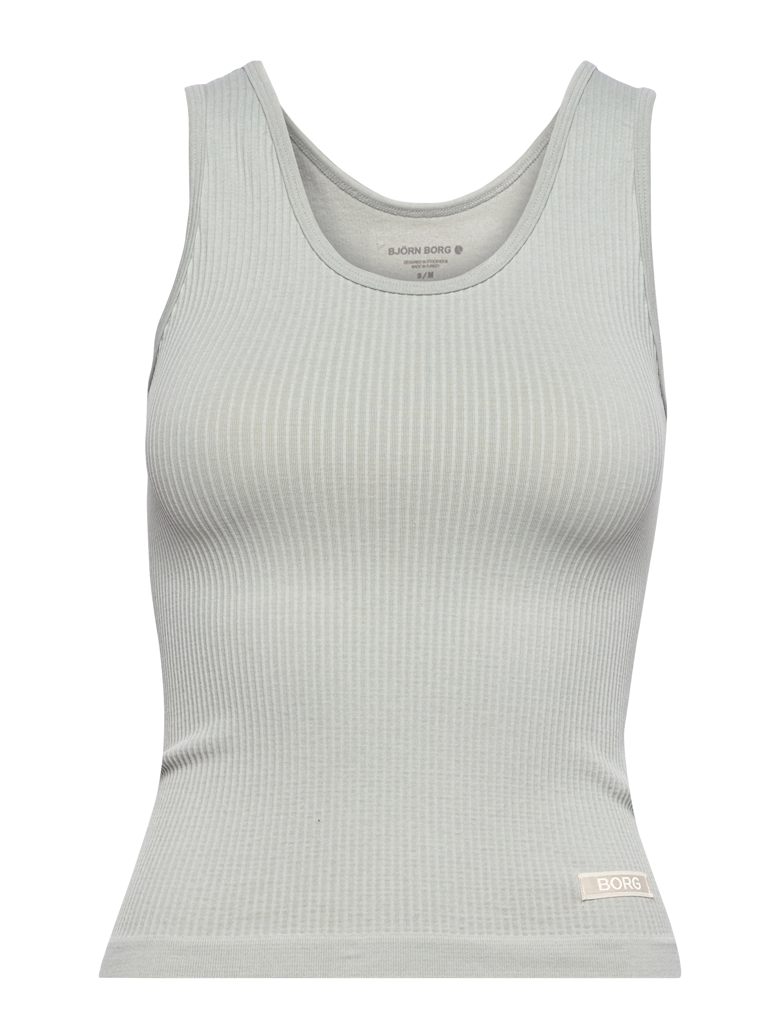 Björn Borg - STHLM SEAMLESS TANK - light grey melange - 0