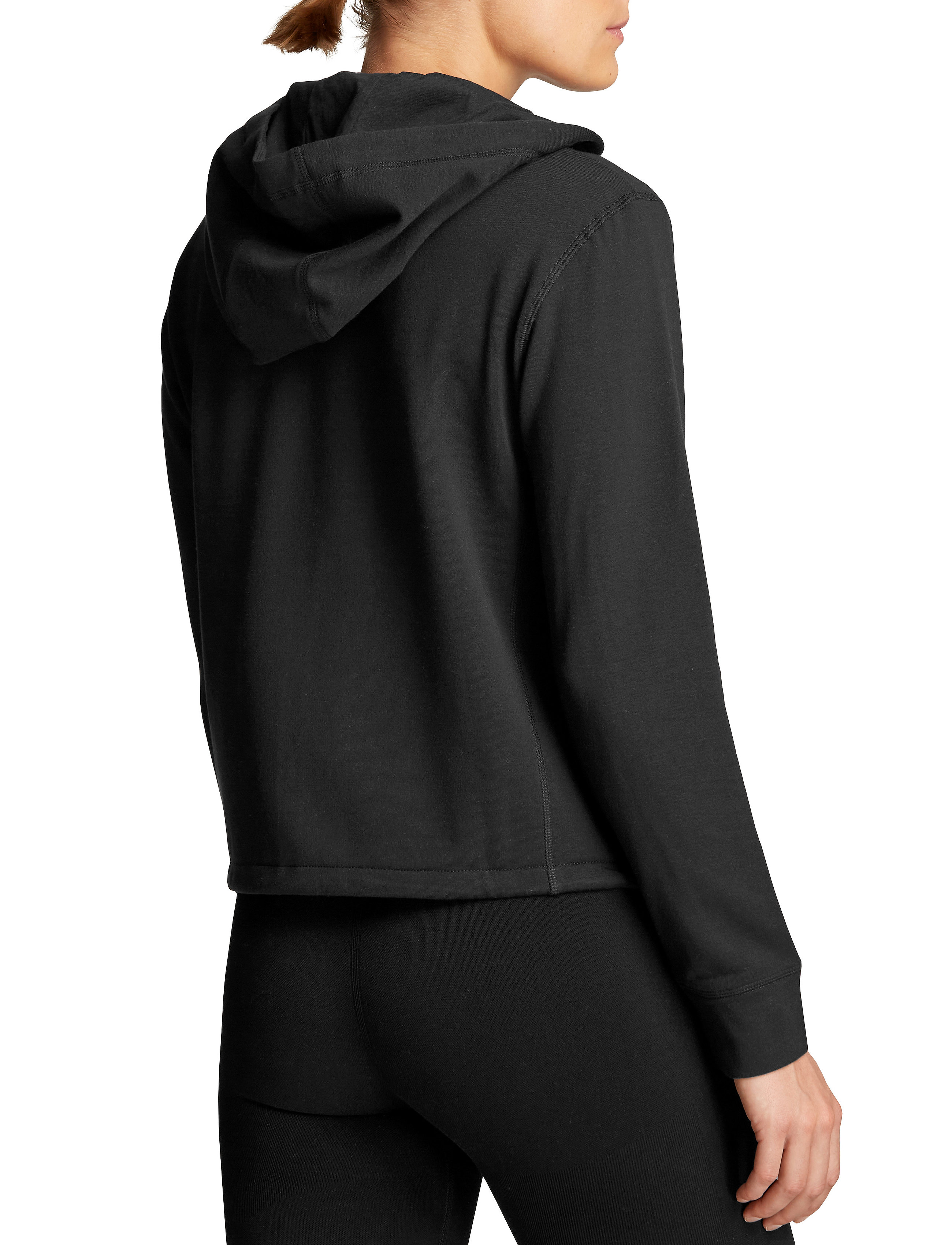 Björn Borg - STHLM SOFT HOOD - black beauty - 4