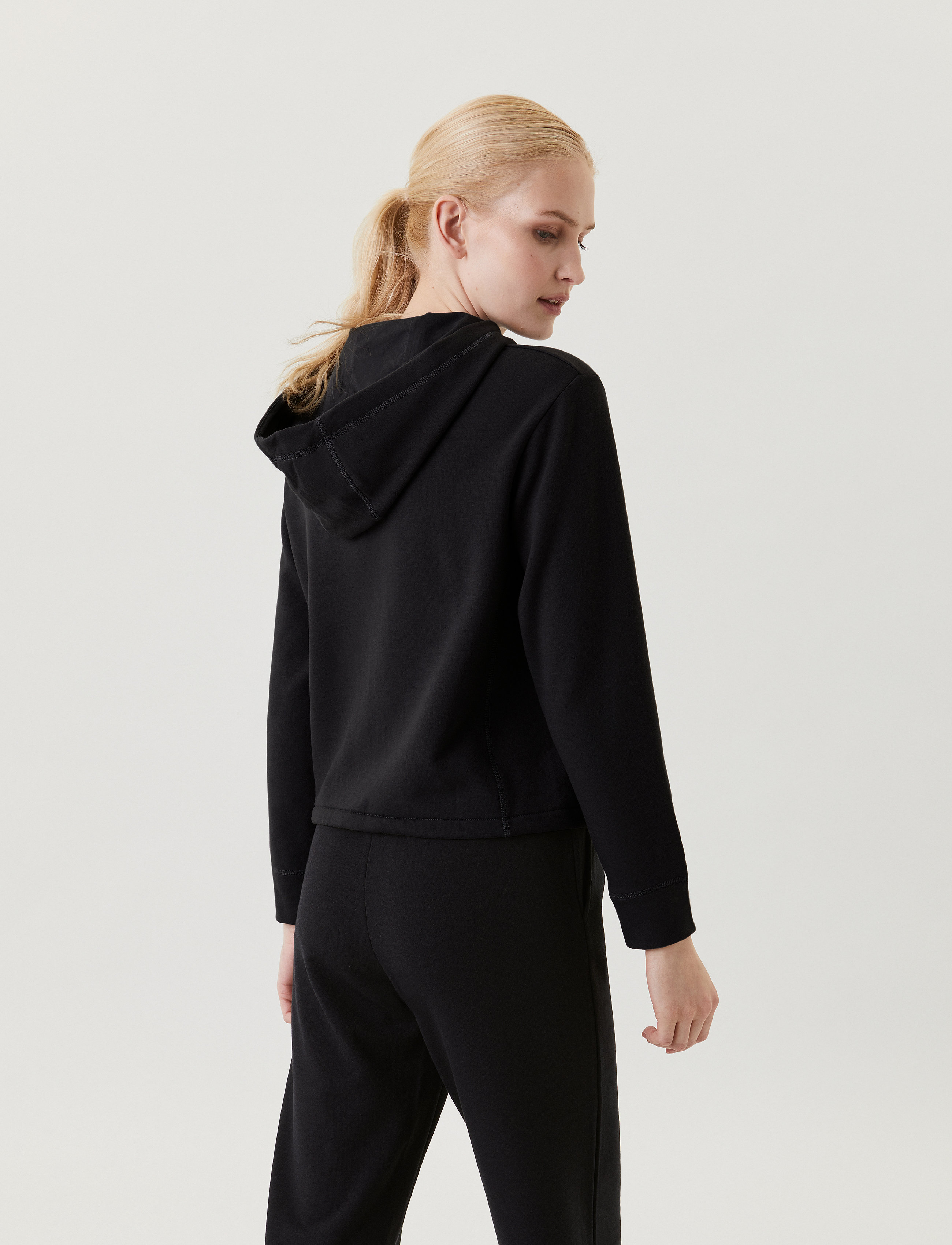 Björn Borg - STHLM SOFT HOOD - black beauty - 5