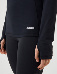 Björn Borg - BORG MIDLAYER - džemperi ar kapuci - black beauty - 6