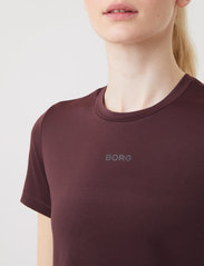 Björn Borg - BORG REGULAR T-SHIRT - mažiausios kainos - fudge - 4
