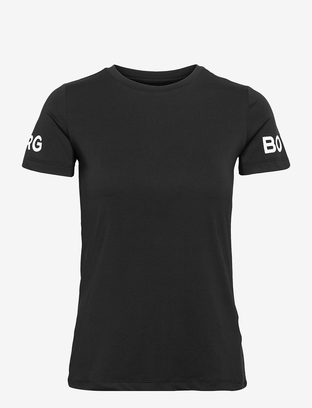 Björn Borg - BORG SLIM T-SHIRT - t-shirts - black beauty - 0