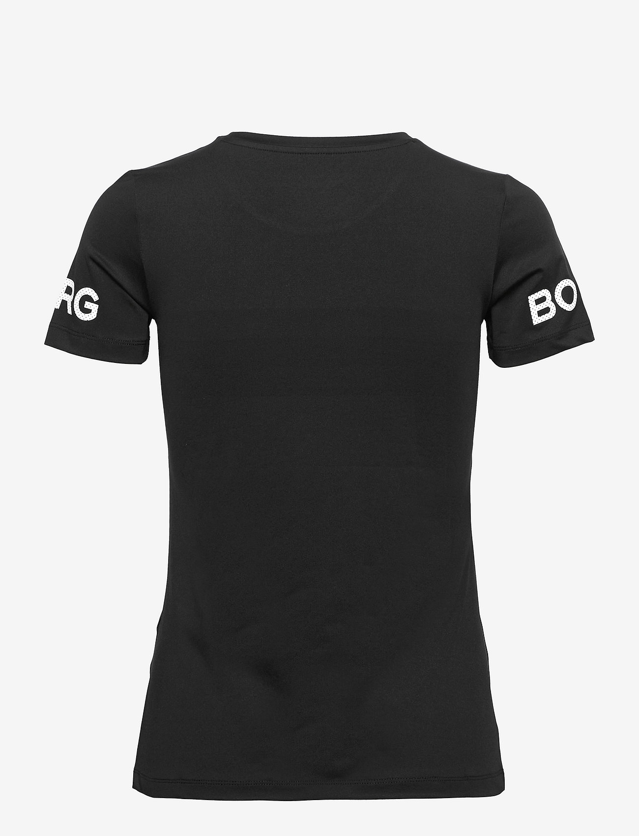 Björn Borg - BORG SLIM T-SHIRT - t-shirts - black beauty - 1
