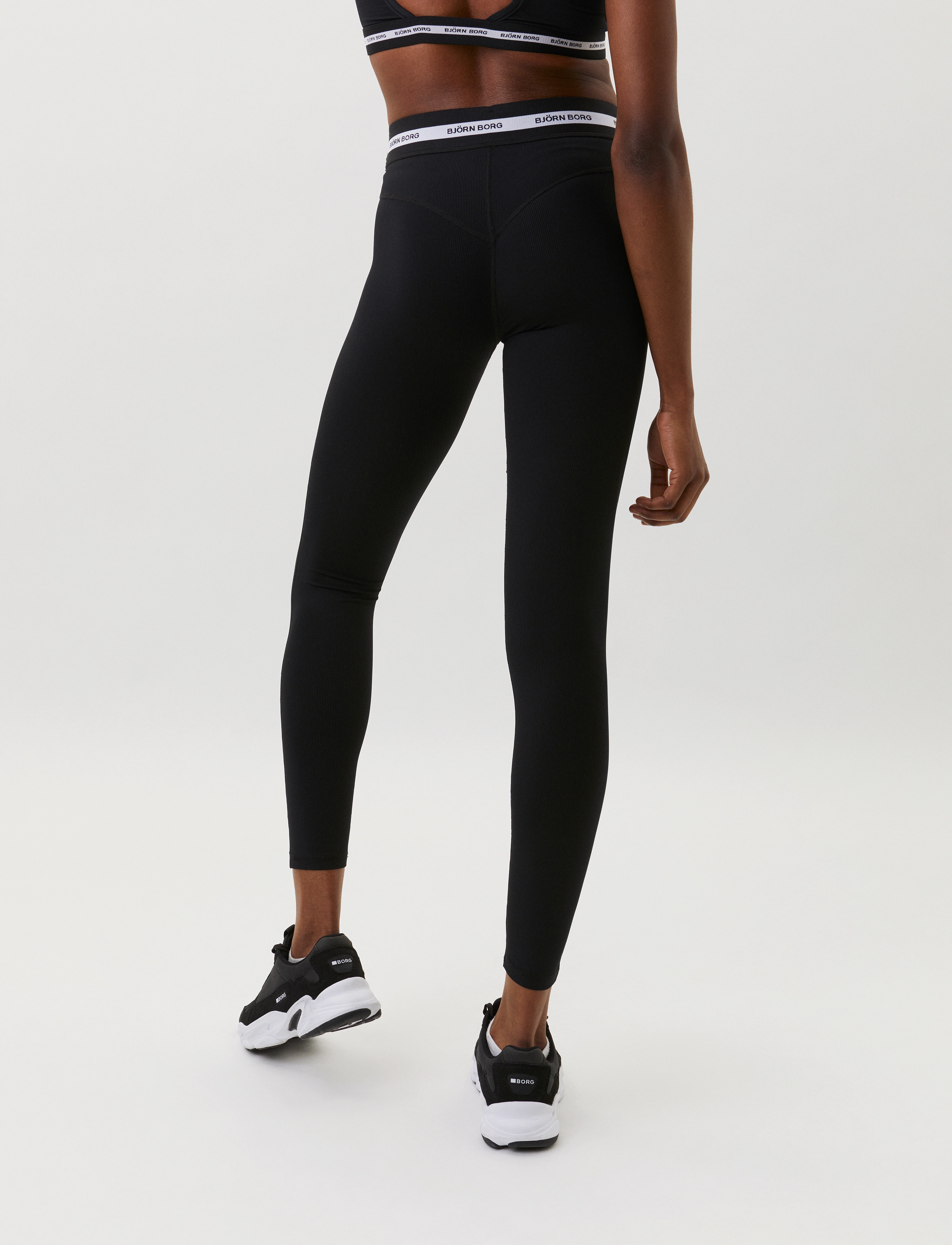 Björn Borg - BORG REGULAR RIB TIGHTS - black beauty - 4