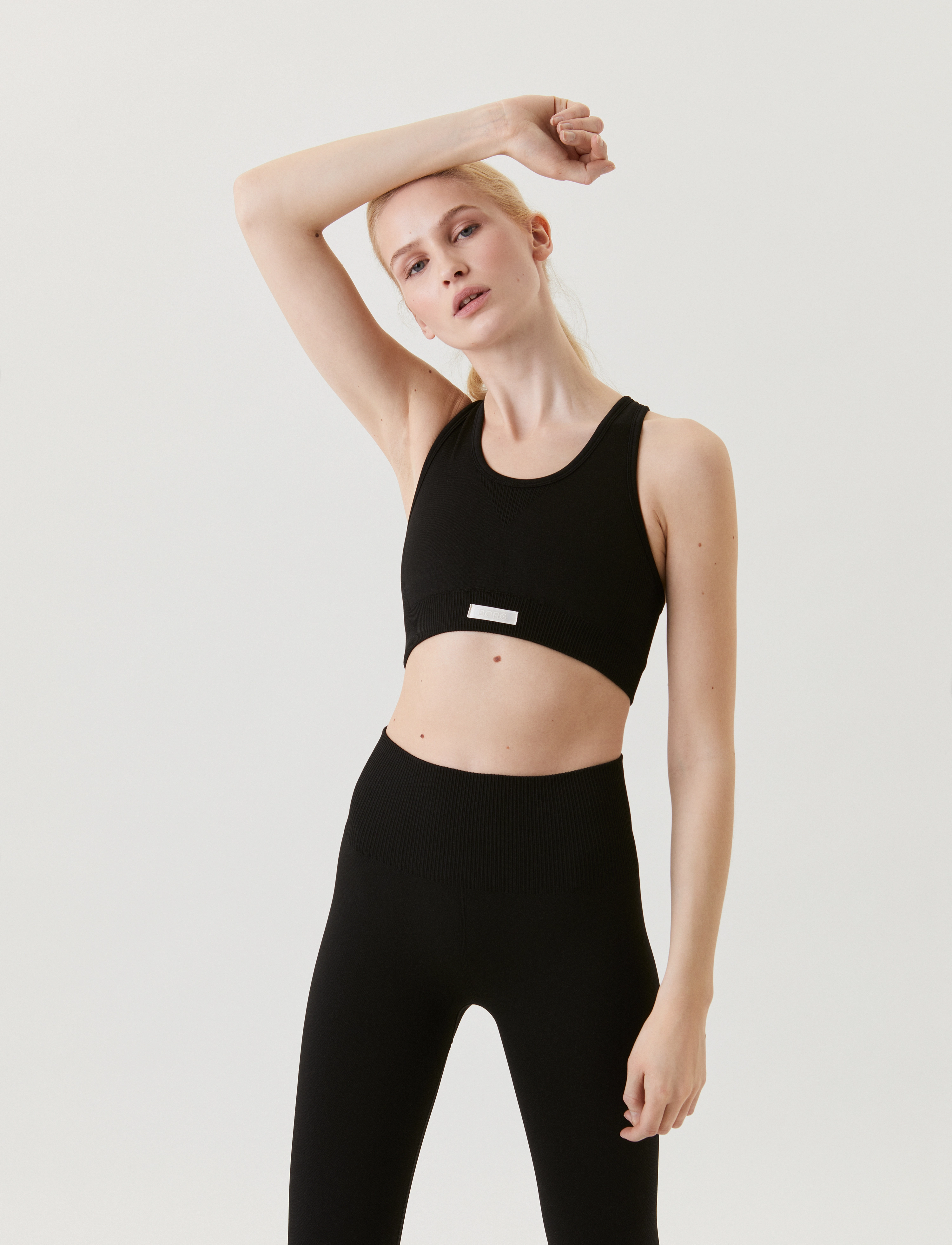 Björn Borg - BORG LOW SEAMLESS BRA - black beauty - 2